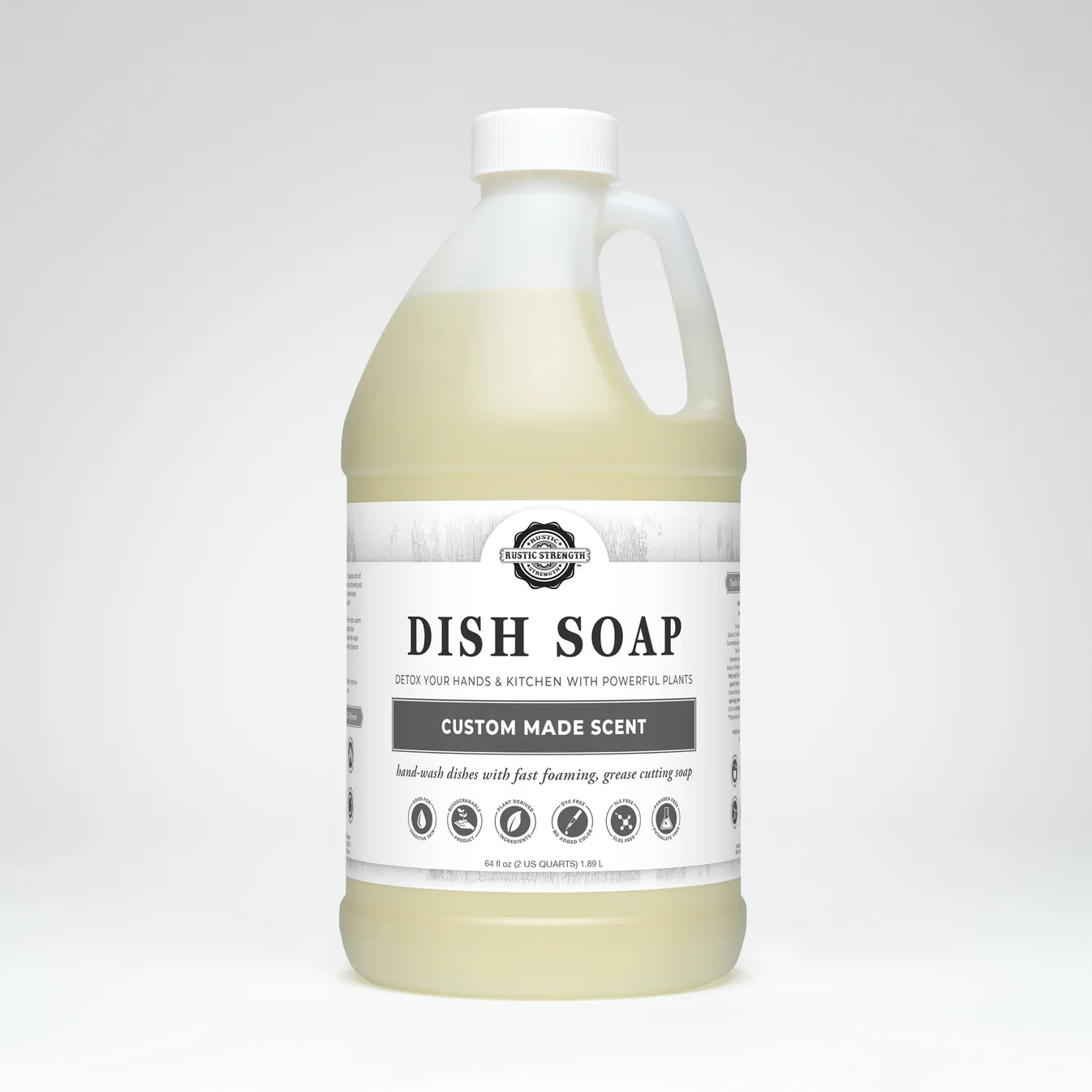 Rustic Strength Liquid Dish Soap (pre-filled bottles)