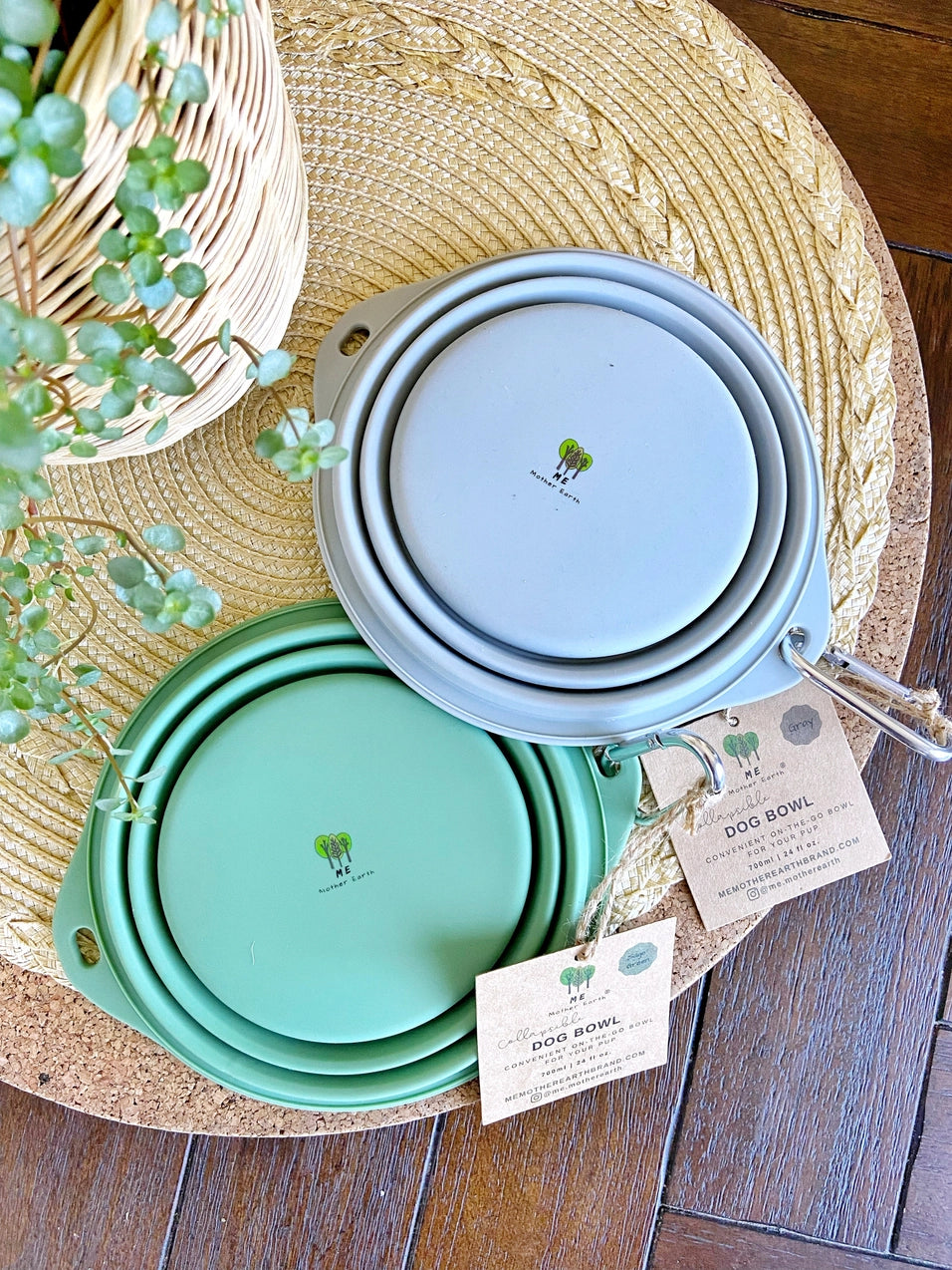 Collapsible Silicone Dog Bowls