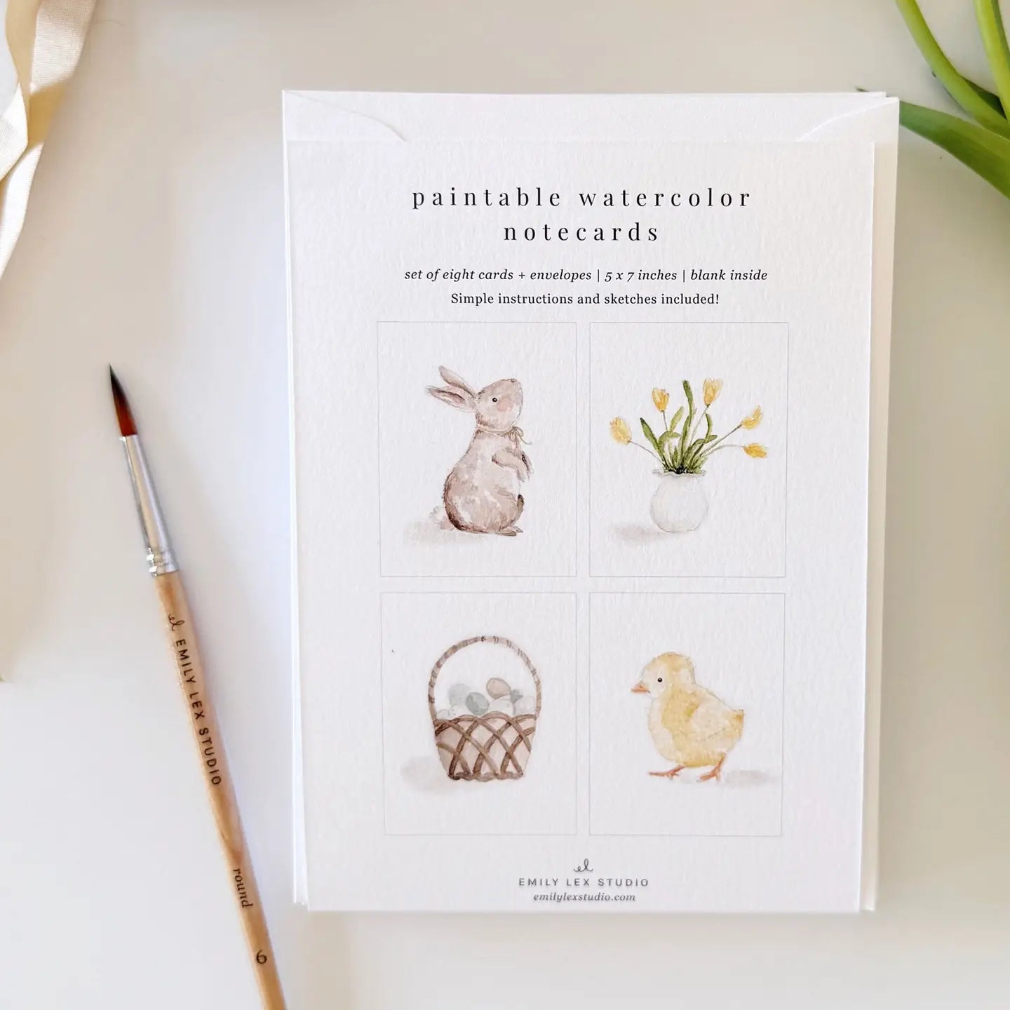 Paintable Watercolor Notecards
