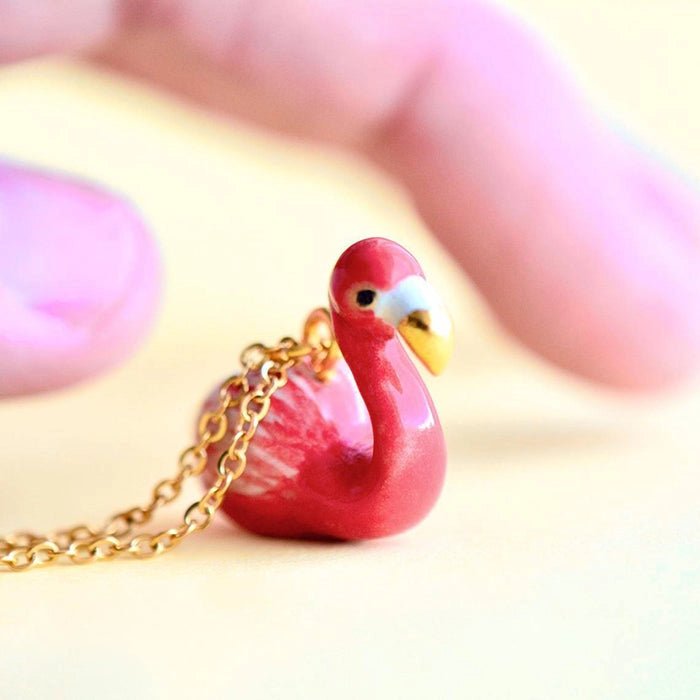 Porcelain Baby Animal Necklaces