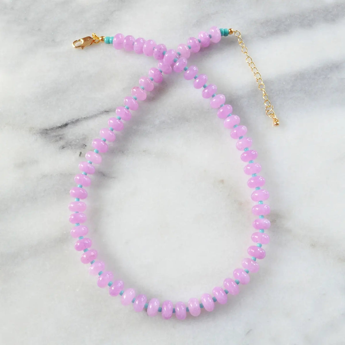 Gemstone and Glass Bead Necklaces