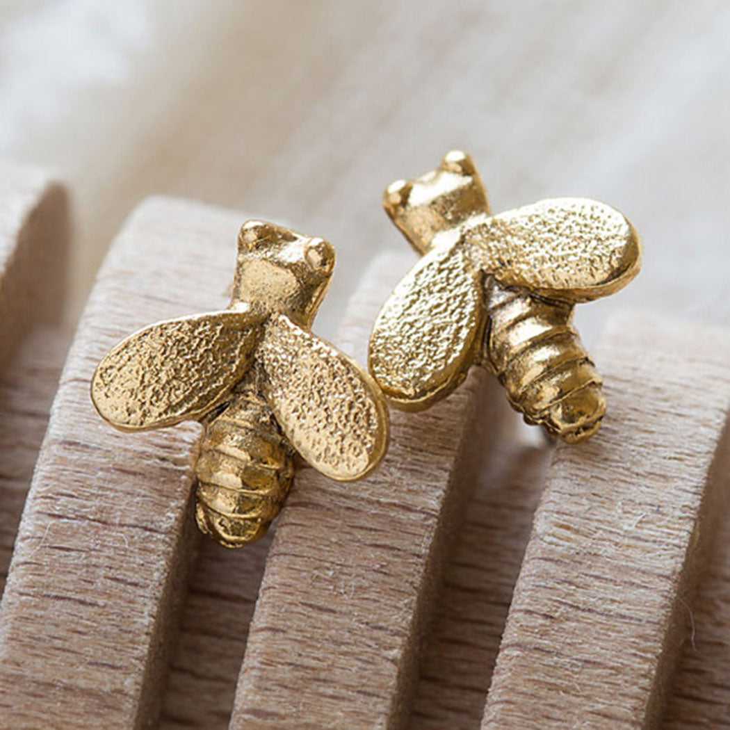 Tiny Honey Bee Studs