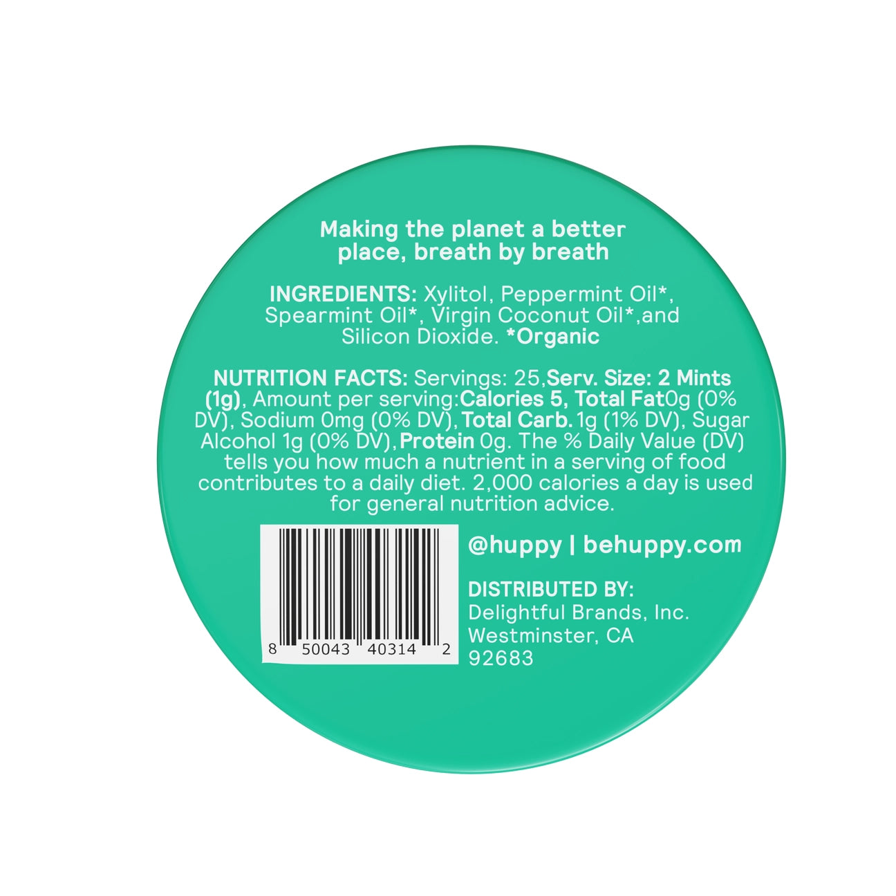 Breath Mints in Refillable Case