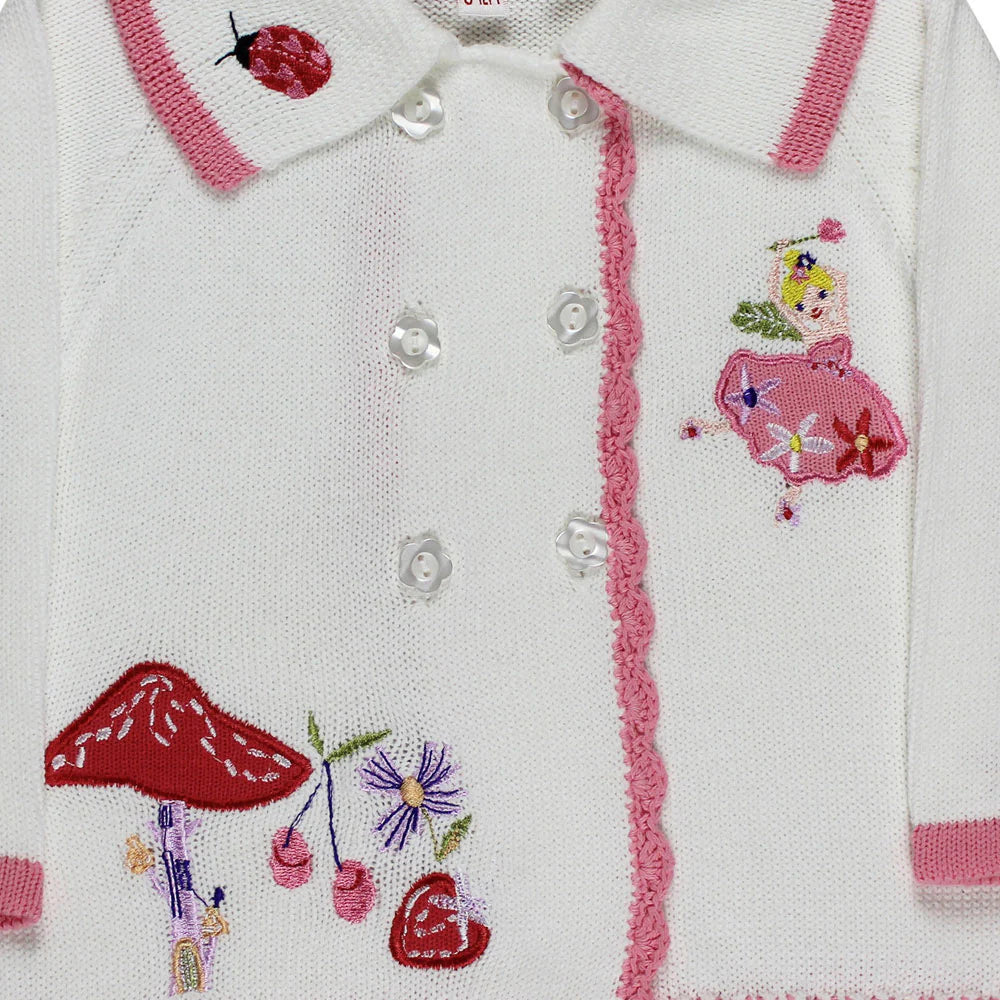 100% Cotton Fairy Applique Coat