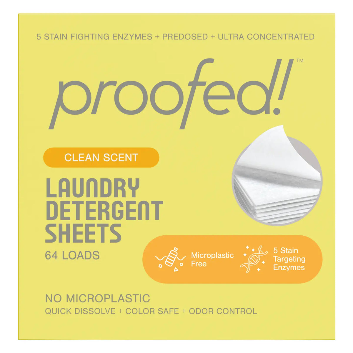 Plastic Free Laundry Detergent Sheets