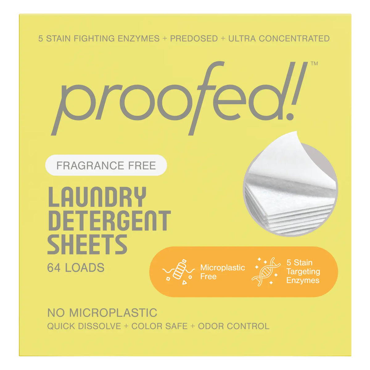 Plastic Free Laundry Detergent Sheets