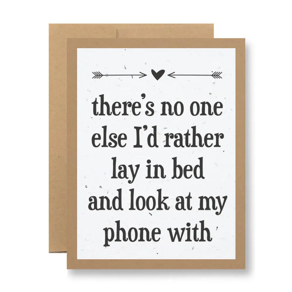 Lay In Bed Plantable Greeting Cards