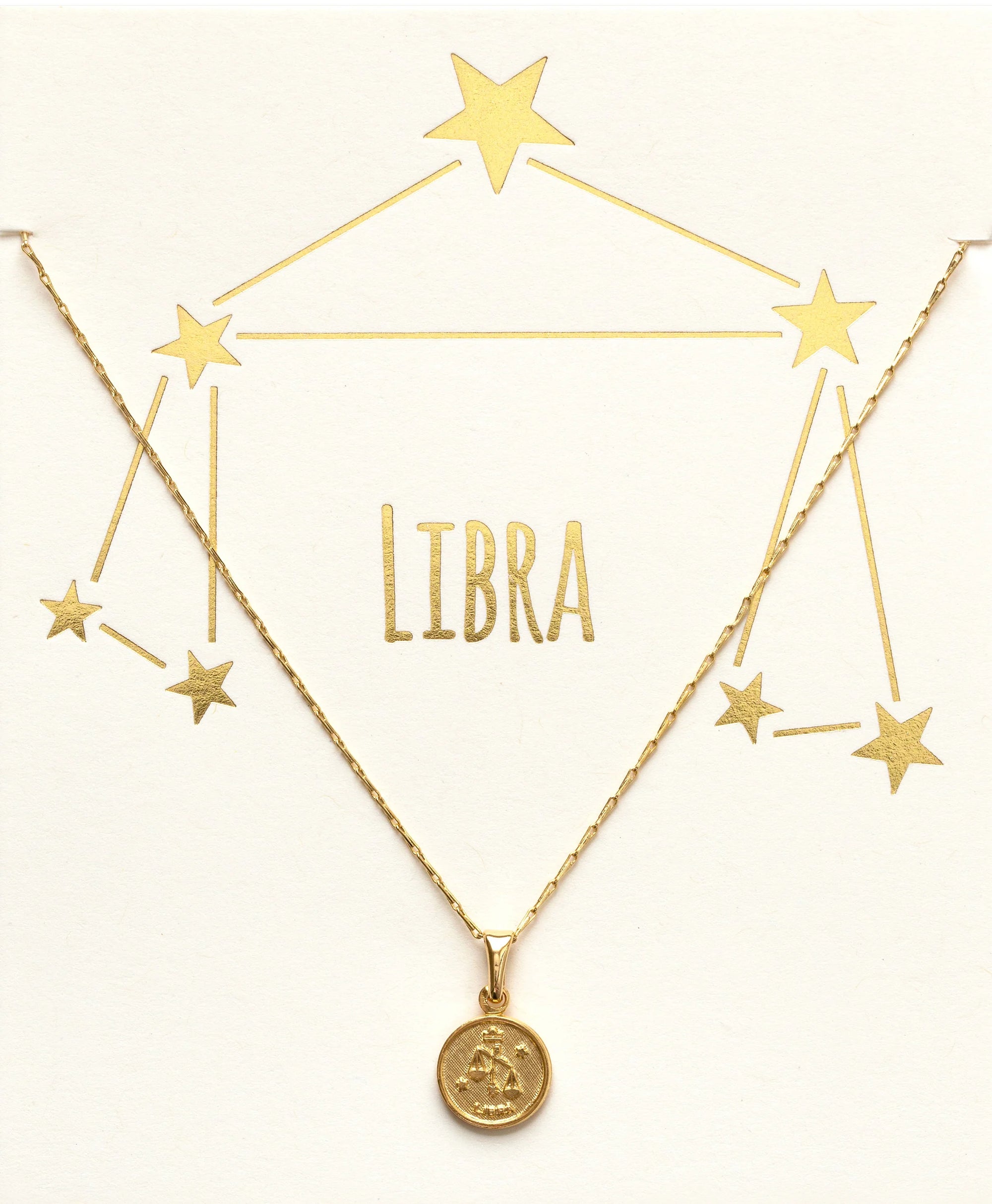 Tiny Zodiac Medallion Necklace
