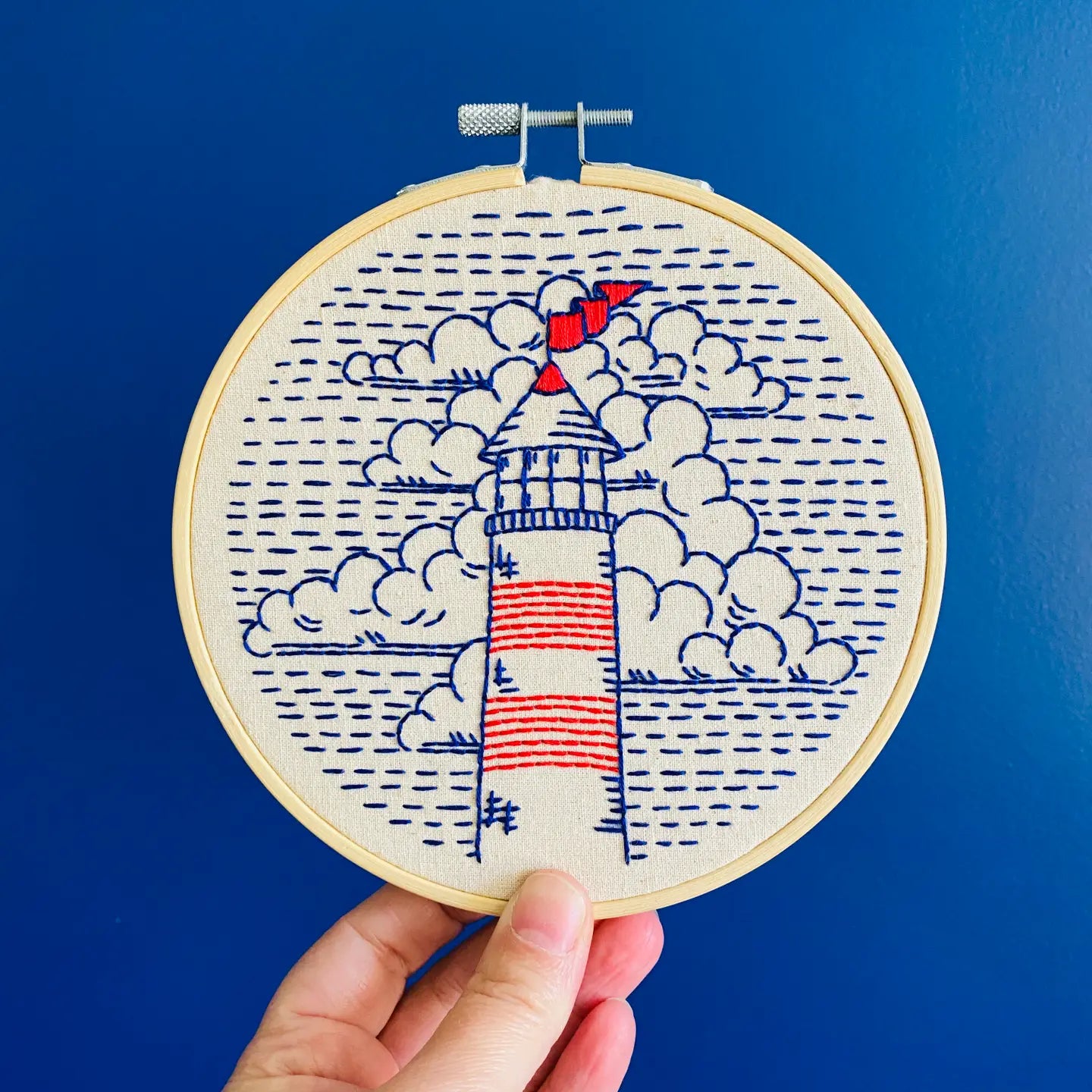 Hook, Line & Tinker Complete Embroidery Kit