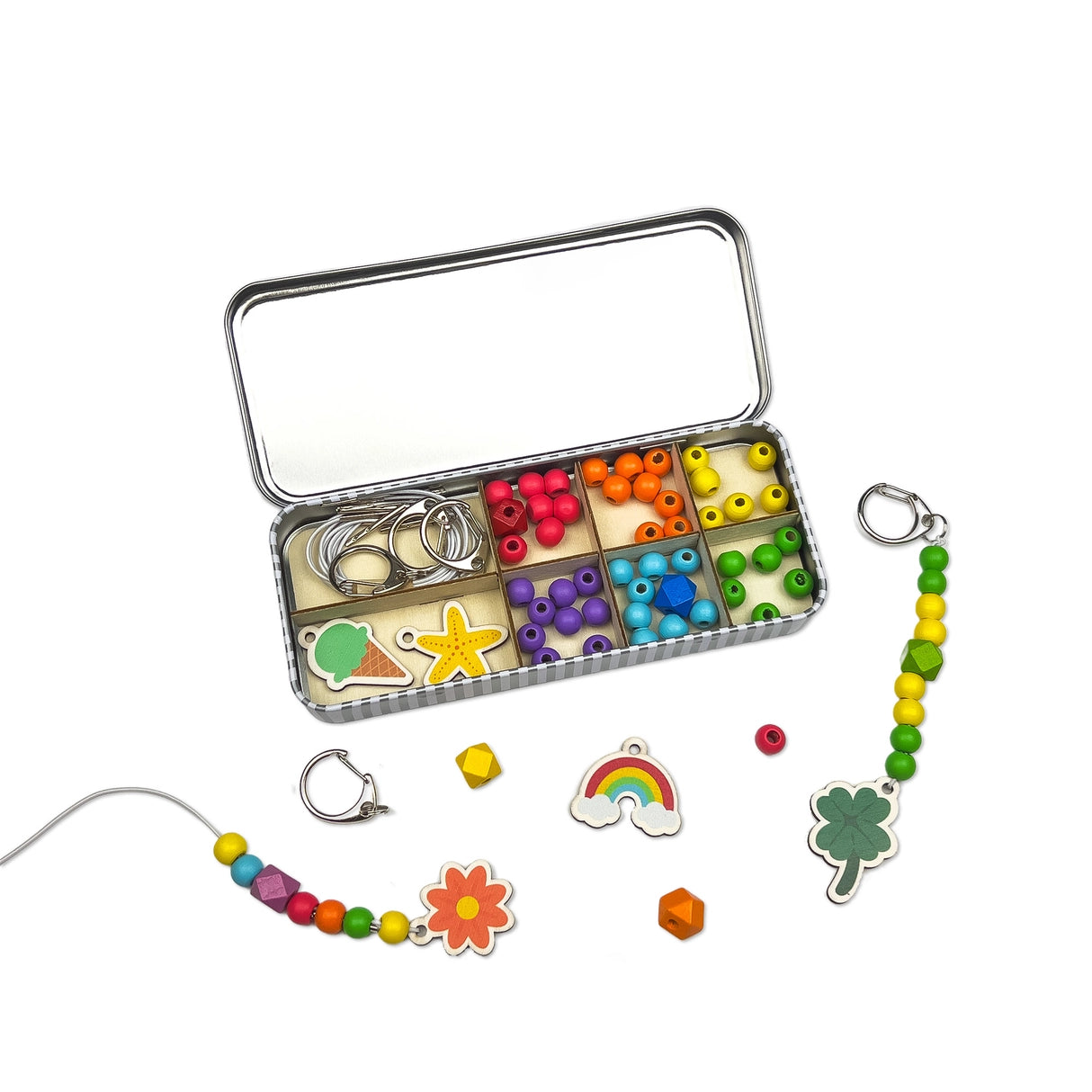 Wood Bead Bracelet and Craft Kits - Medium