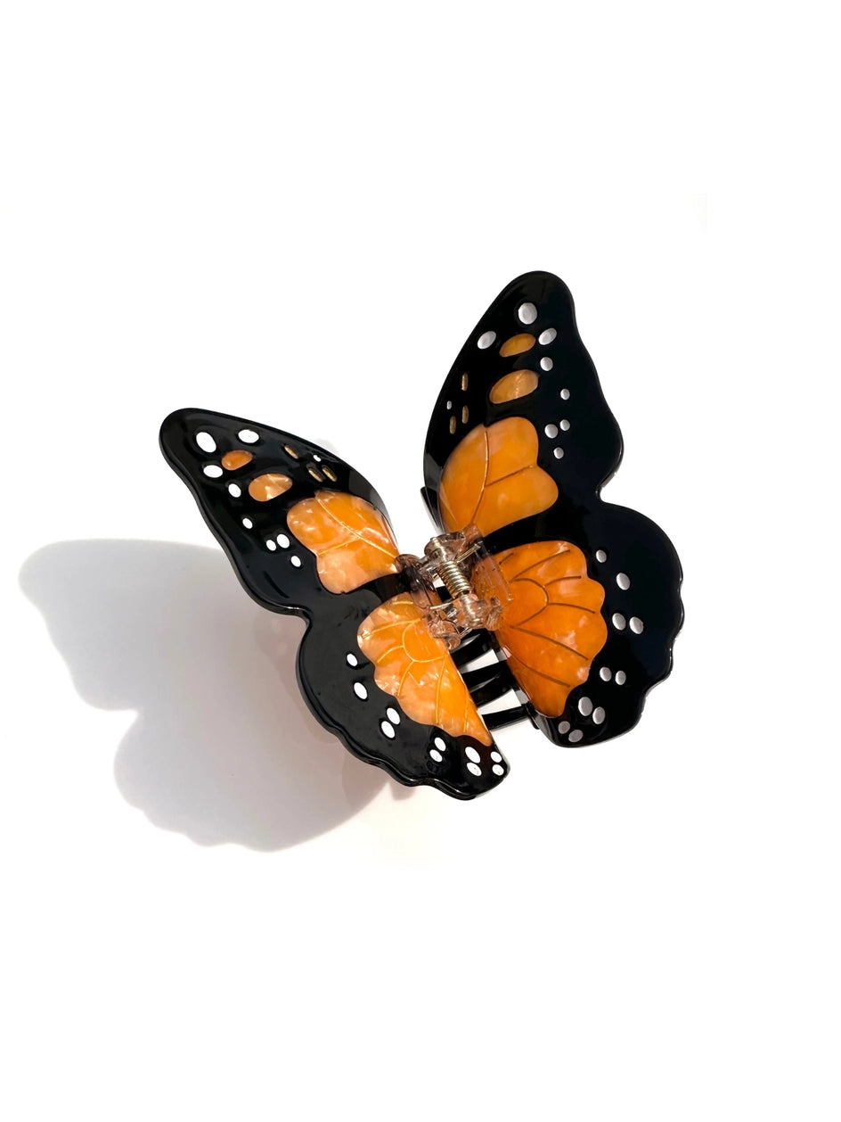 Hand-Painted Acetate Hair Clips