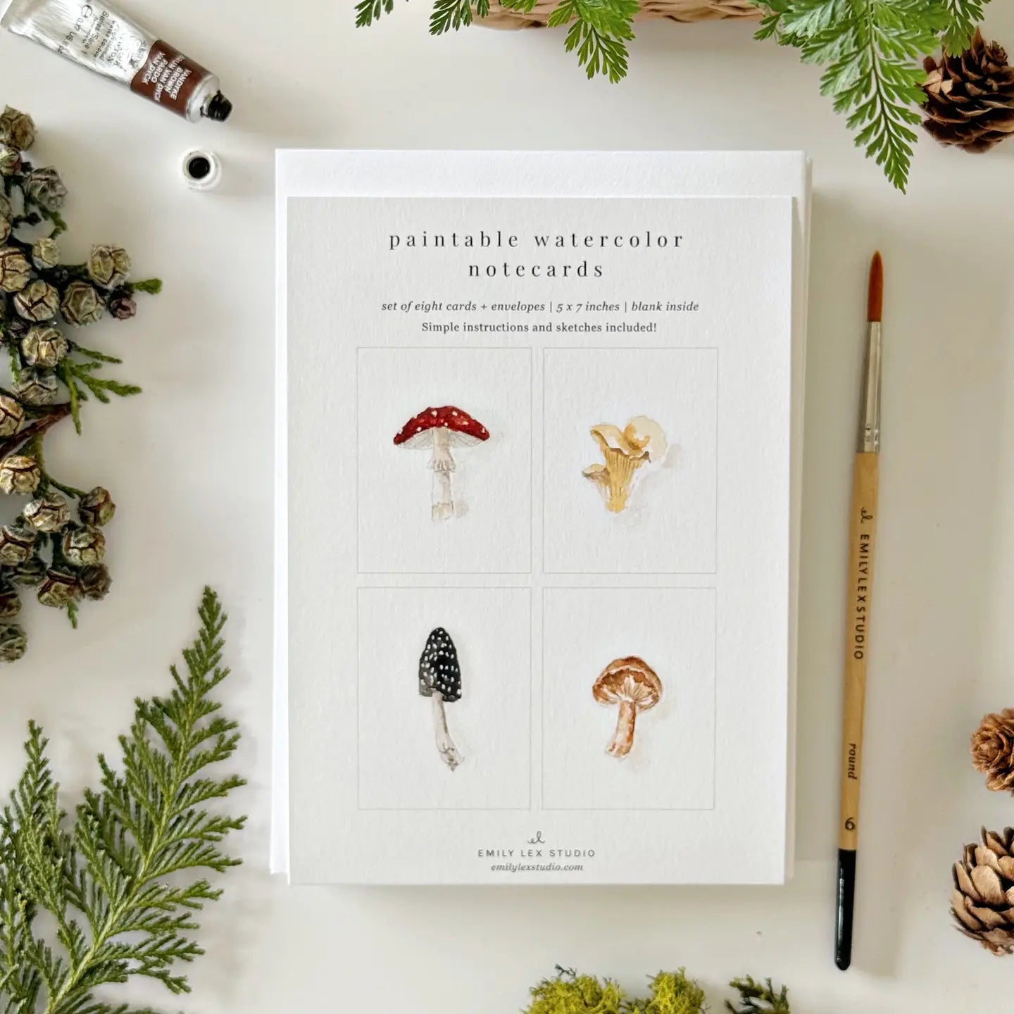 Paintable Watercolor Notecards