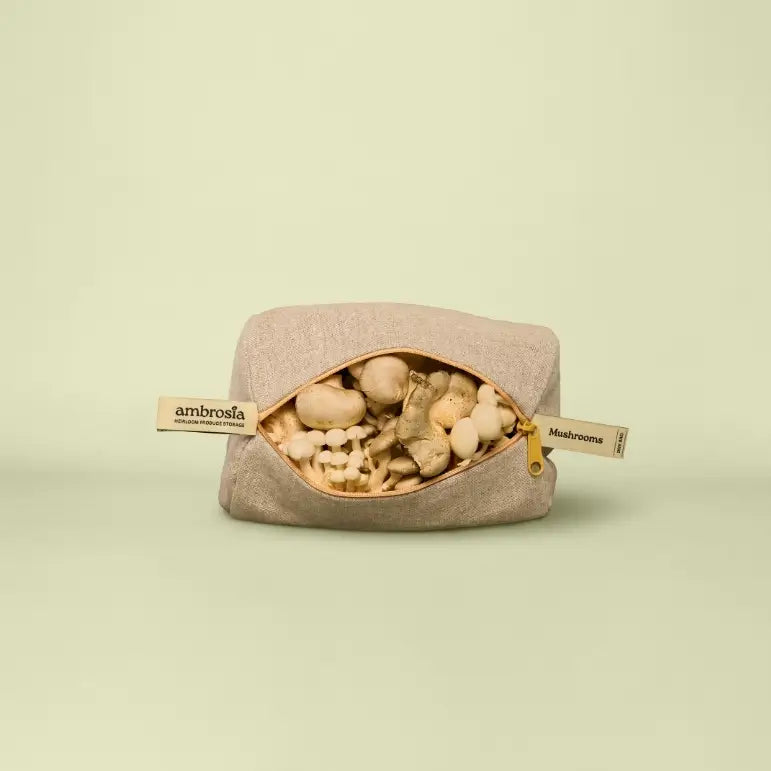 Handmade Reusable Linen Produce Storage Bags