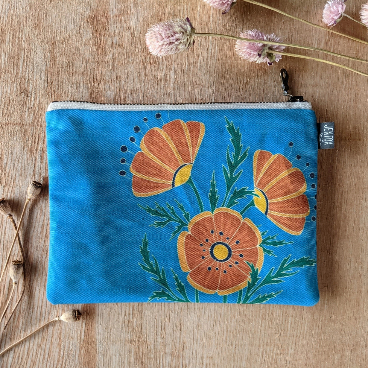 Jen Fox Studio Zipper Pouch