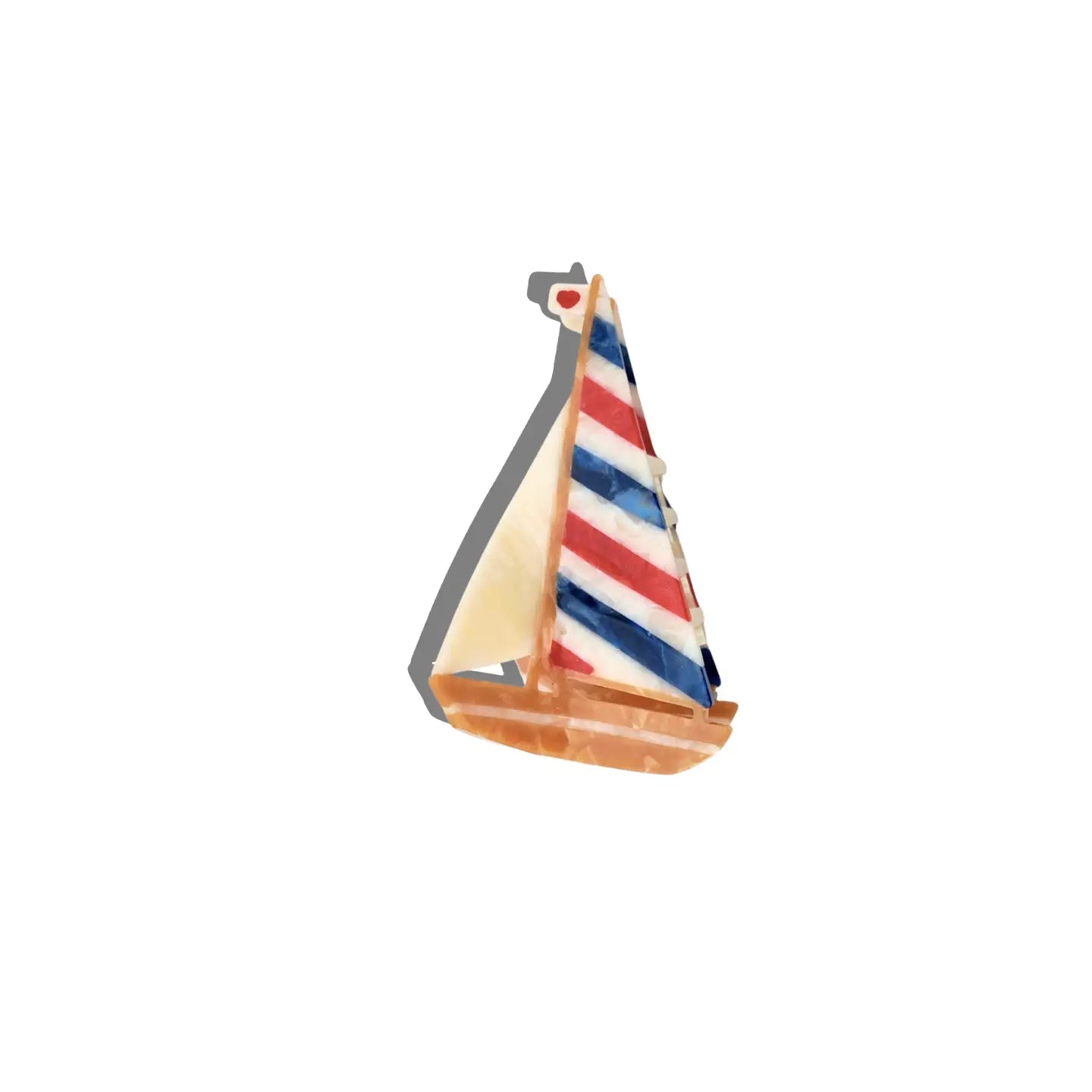 Hand-Painted Acetate Hair Clips