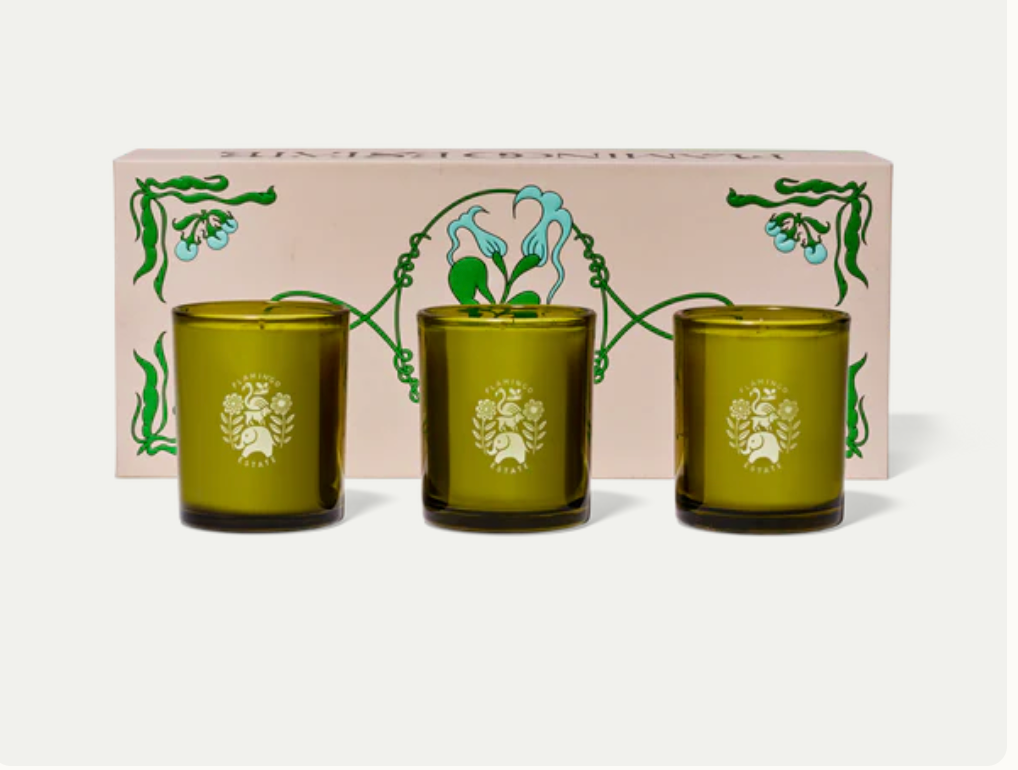 Flamingo Estate Mini Three Sisters Candle Set