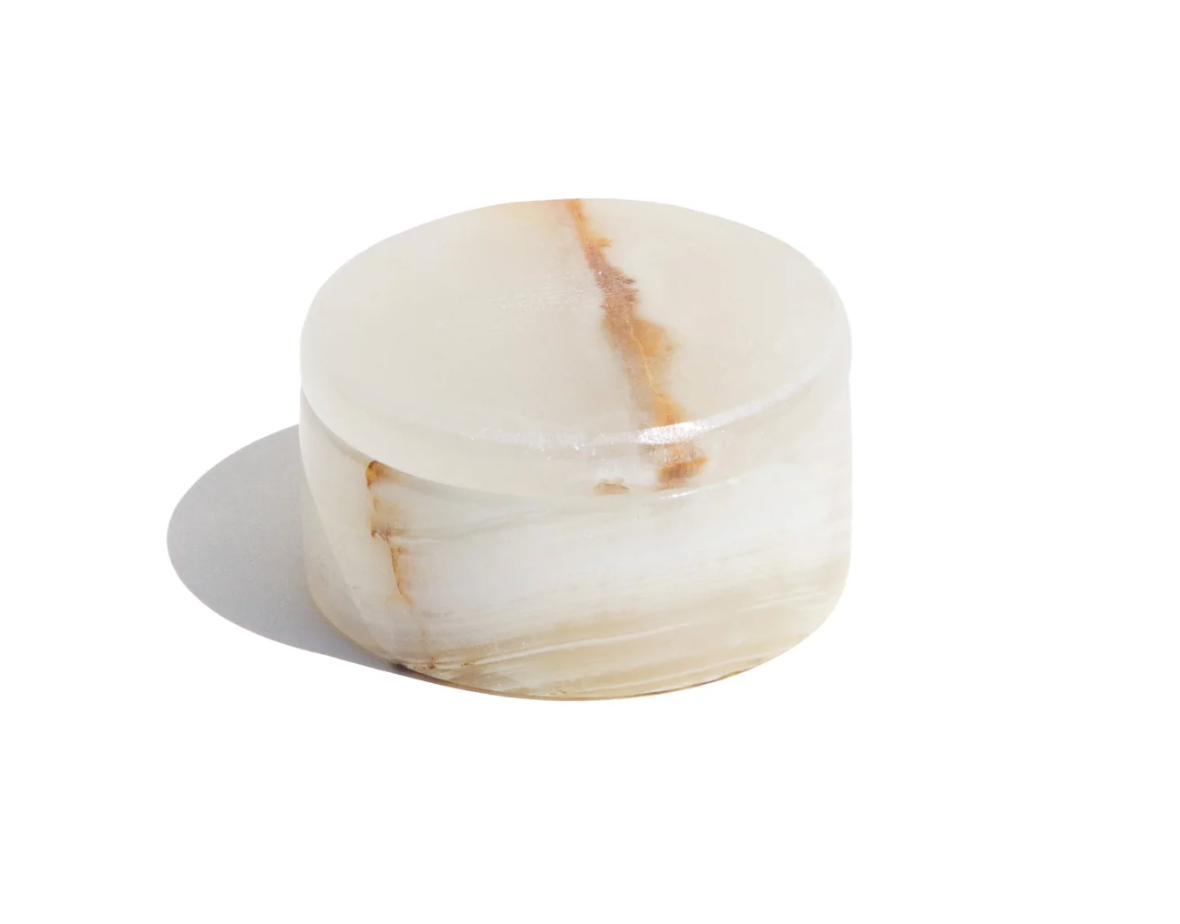 Real Stone Onyx Jar Perfume Balm