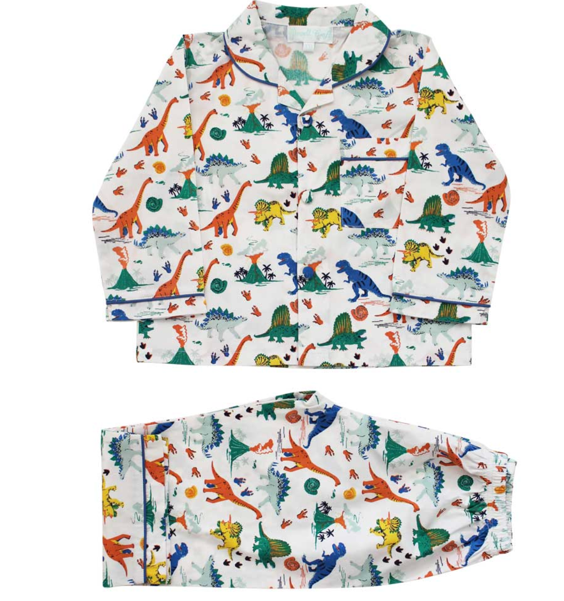 Kids Cotton Dinosaur Pajama Set
