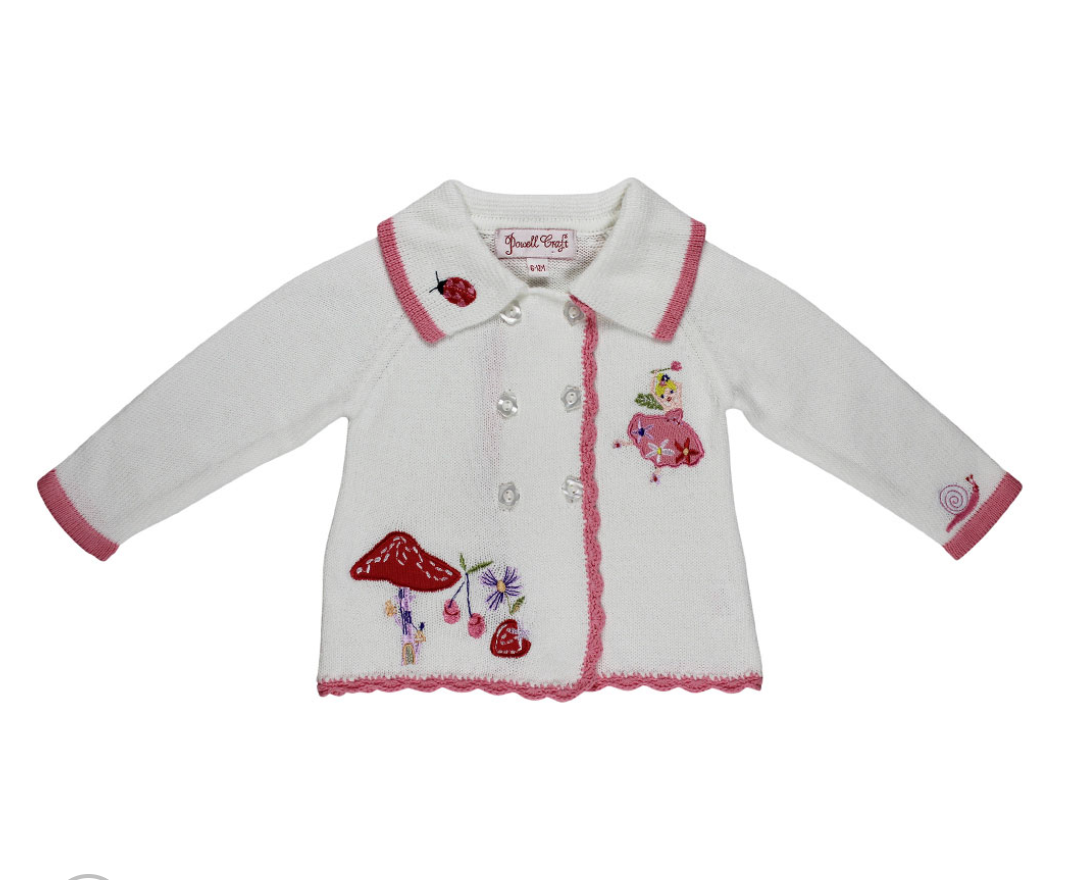 100% Cotton Fairy Applique Coat