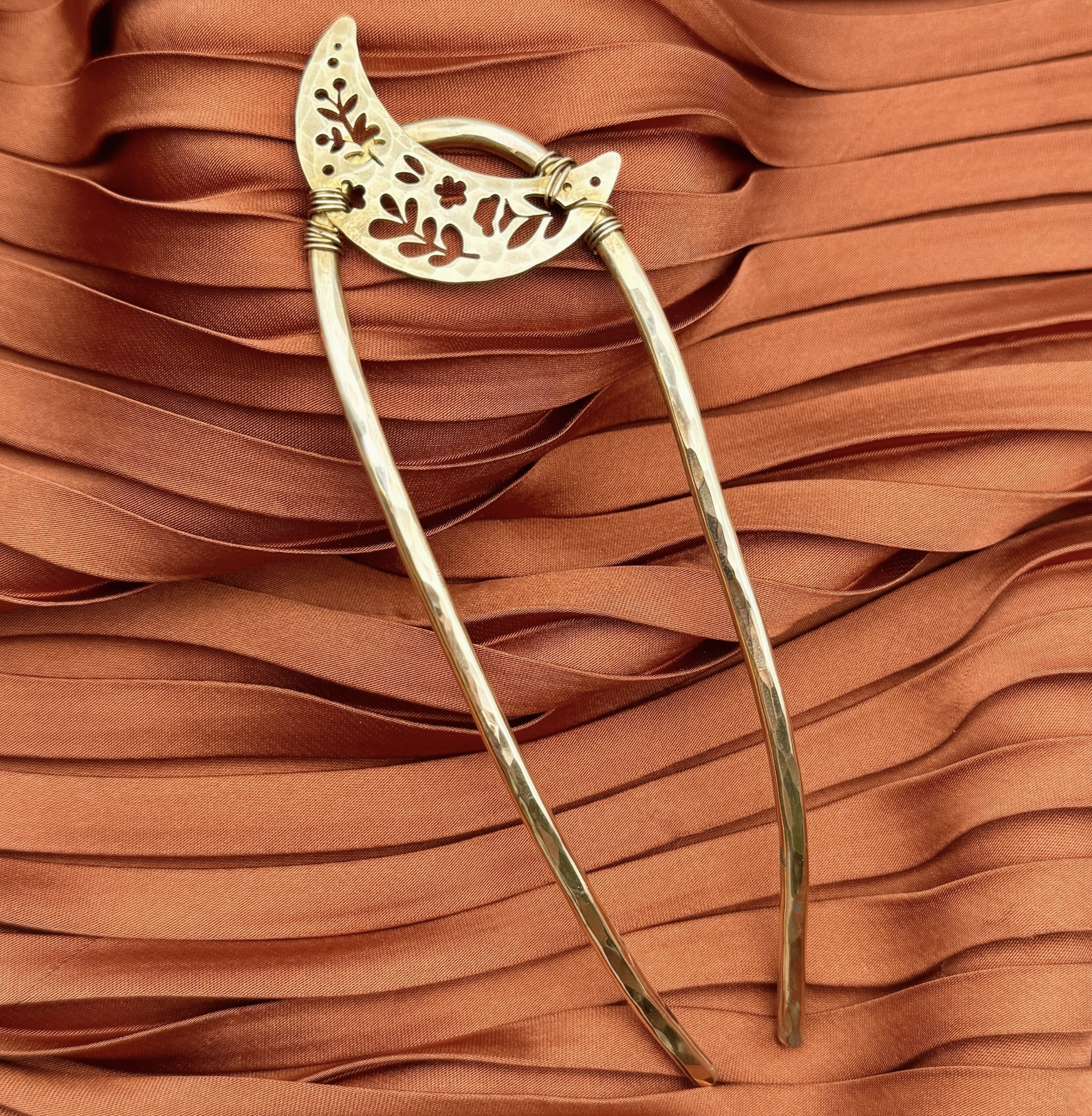 Handmade Brass Hair Pin