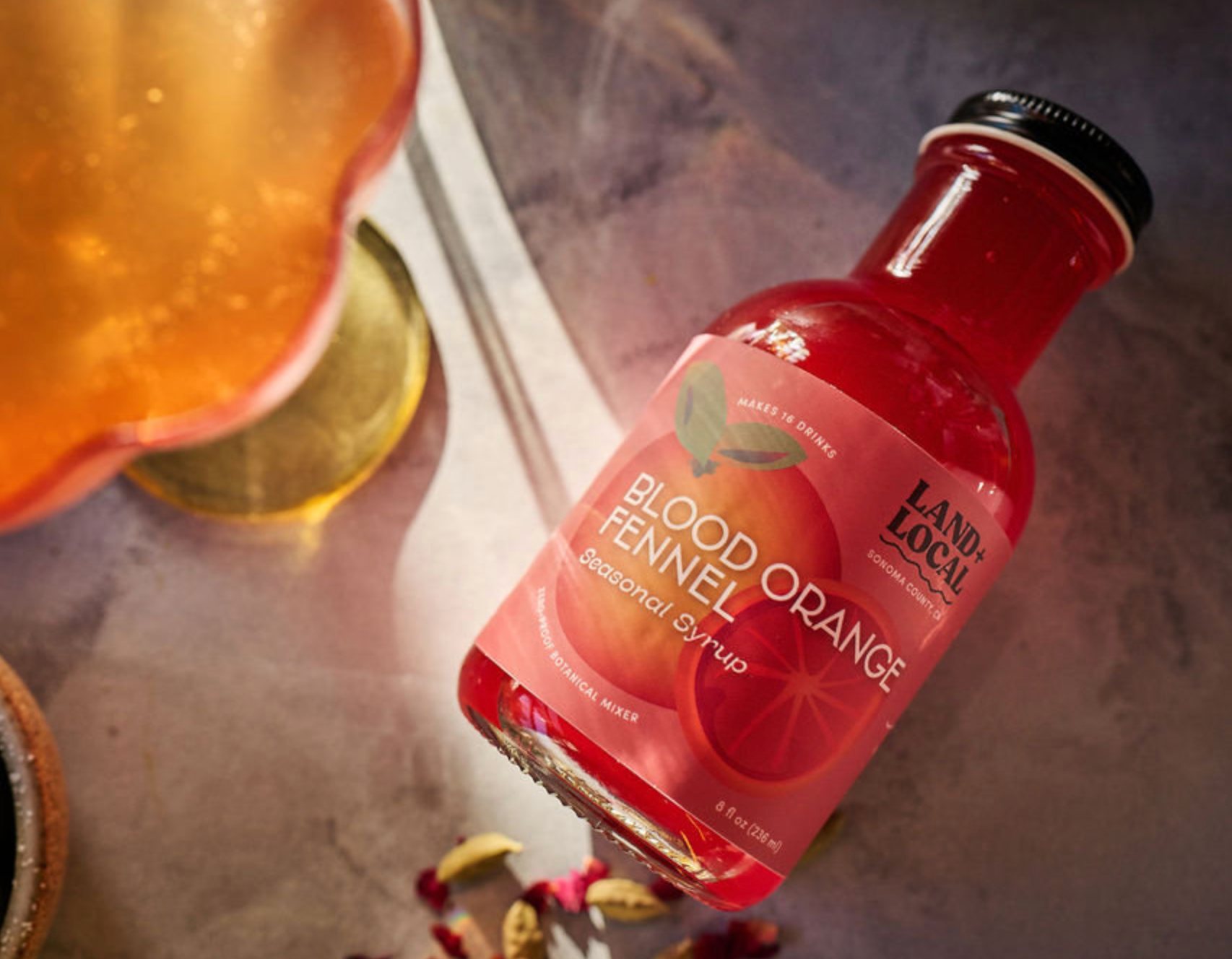 Land + Local Seasonal Syrups and Shrubs