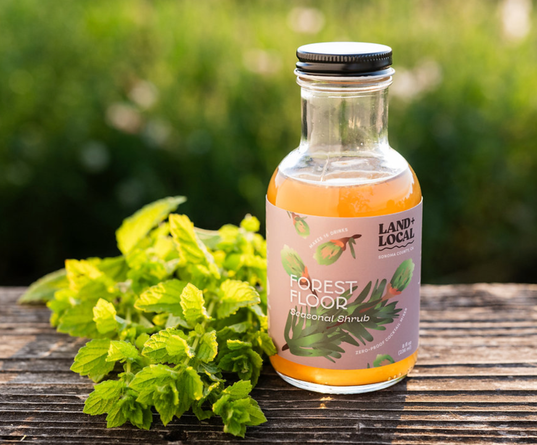 Land + Local Seasonal Syrups and Shrubs