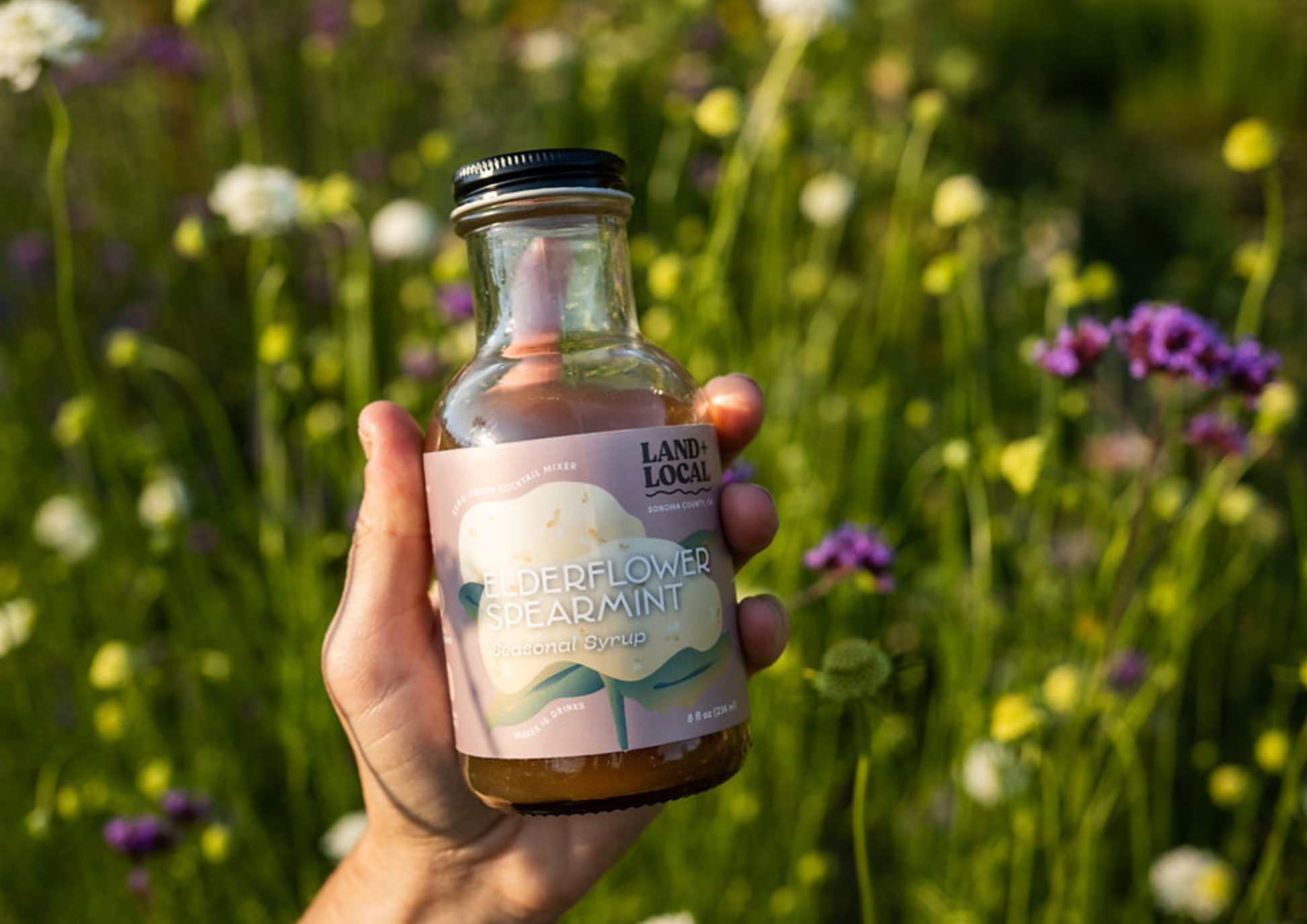 Land + Local Seasonal Syrups and Shrubs