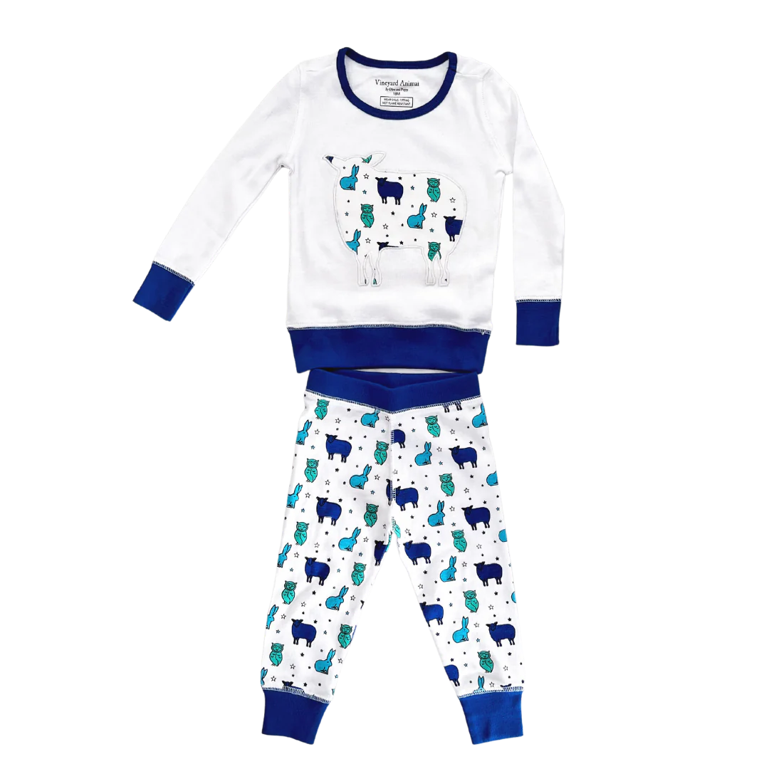 Vineyard Animal Kids Pajama Set