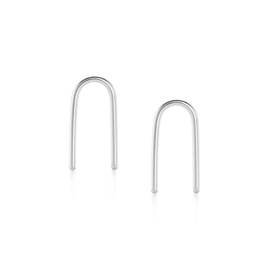 Mini U-Shaped Earrings by Baleen