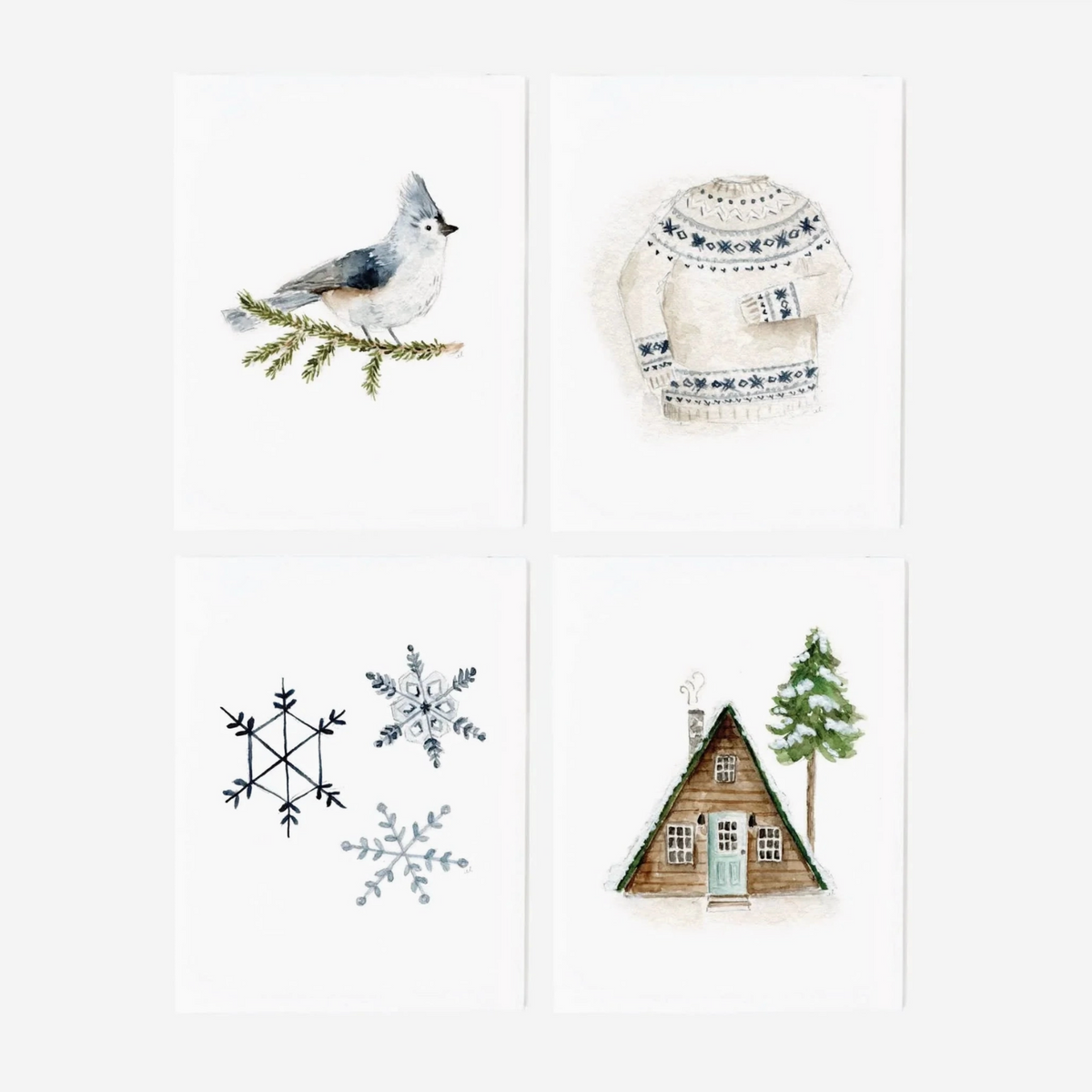 Paintable Watercolor Notecards