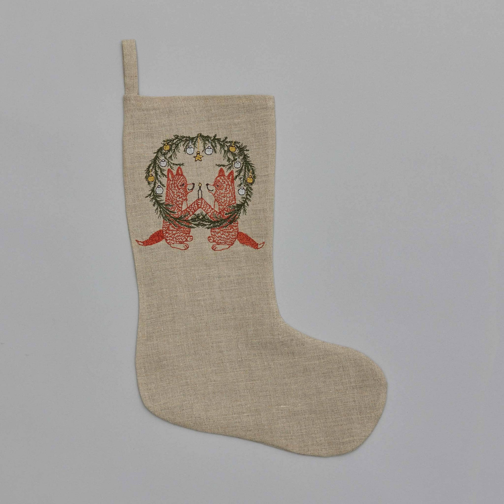 Coral & Tusk Togetherness Foxes Small Stocking