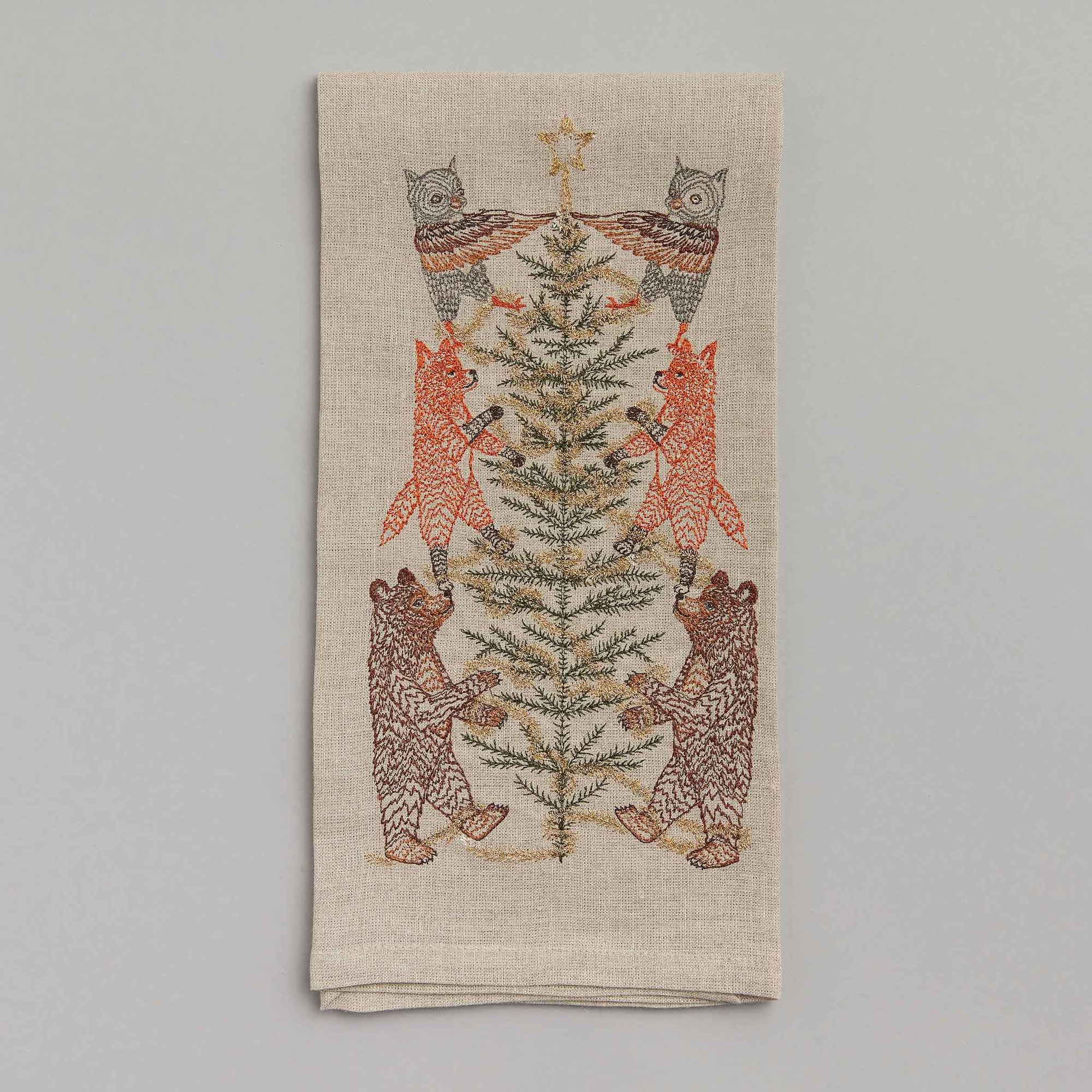 Coral & Tusk Tinsel Tree Tea Towel