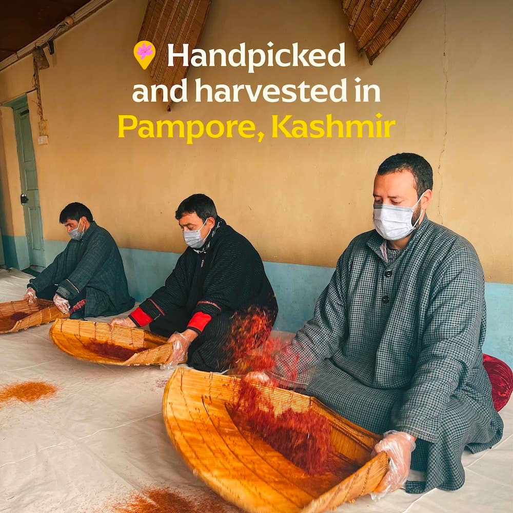 Single-Origin Grade A Kashmiri Saffron Threads