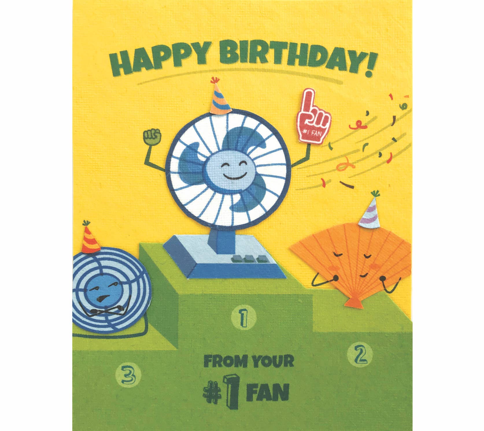 #1 Fan Birthday Card