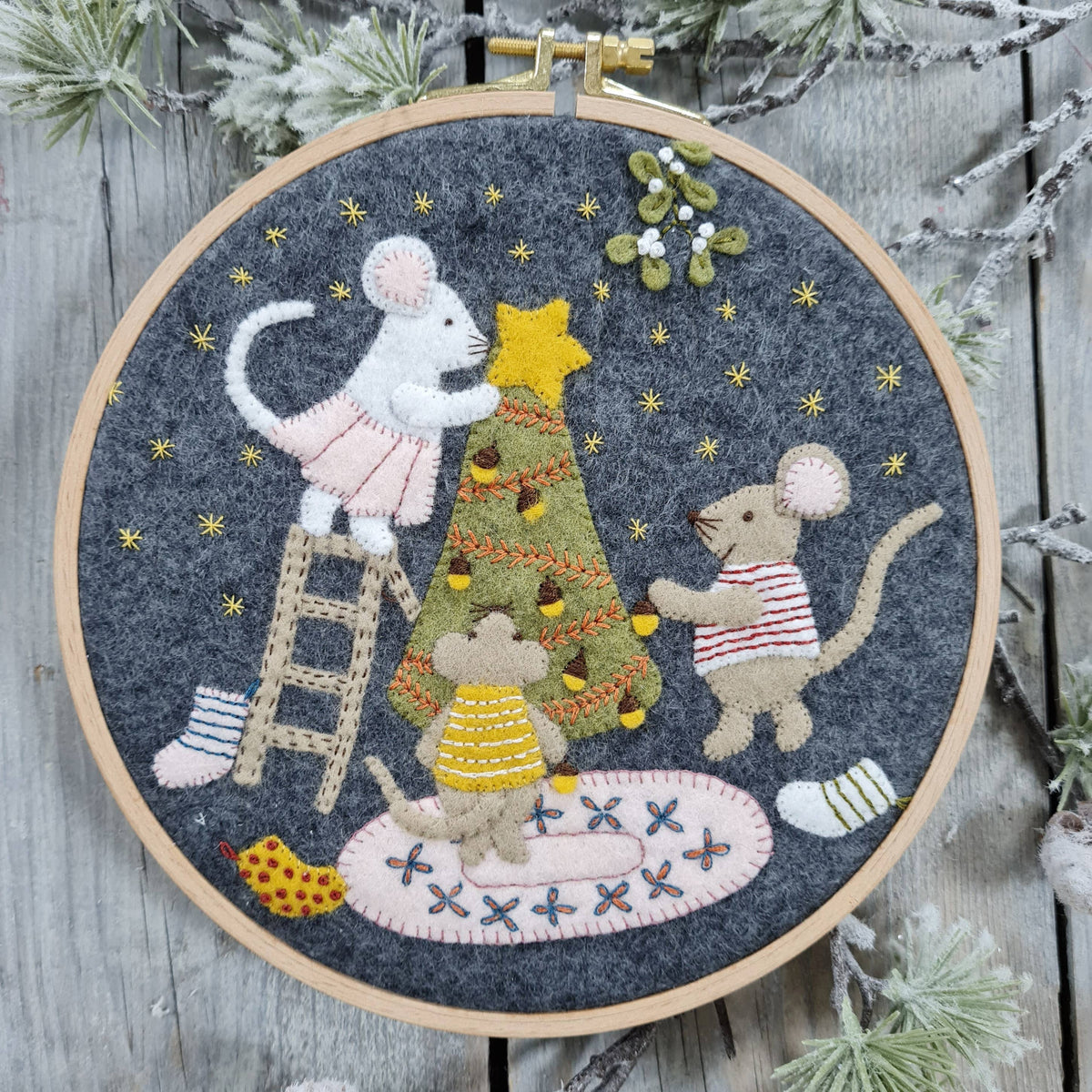 Felt Appliqué Hoop Kit