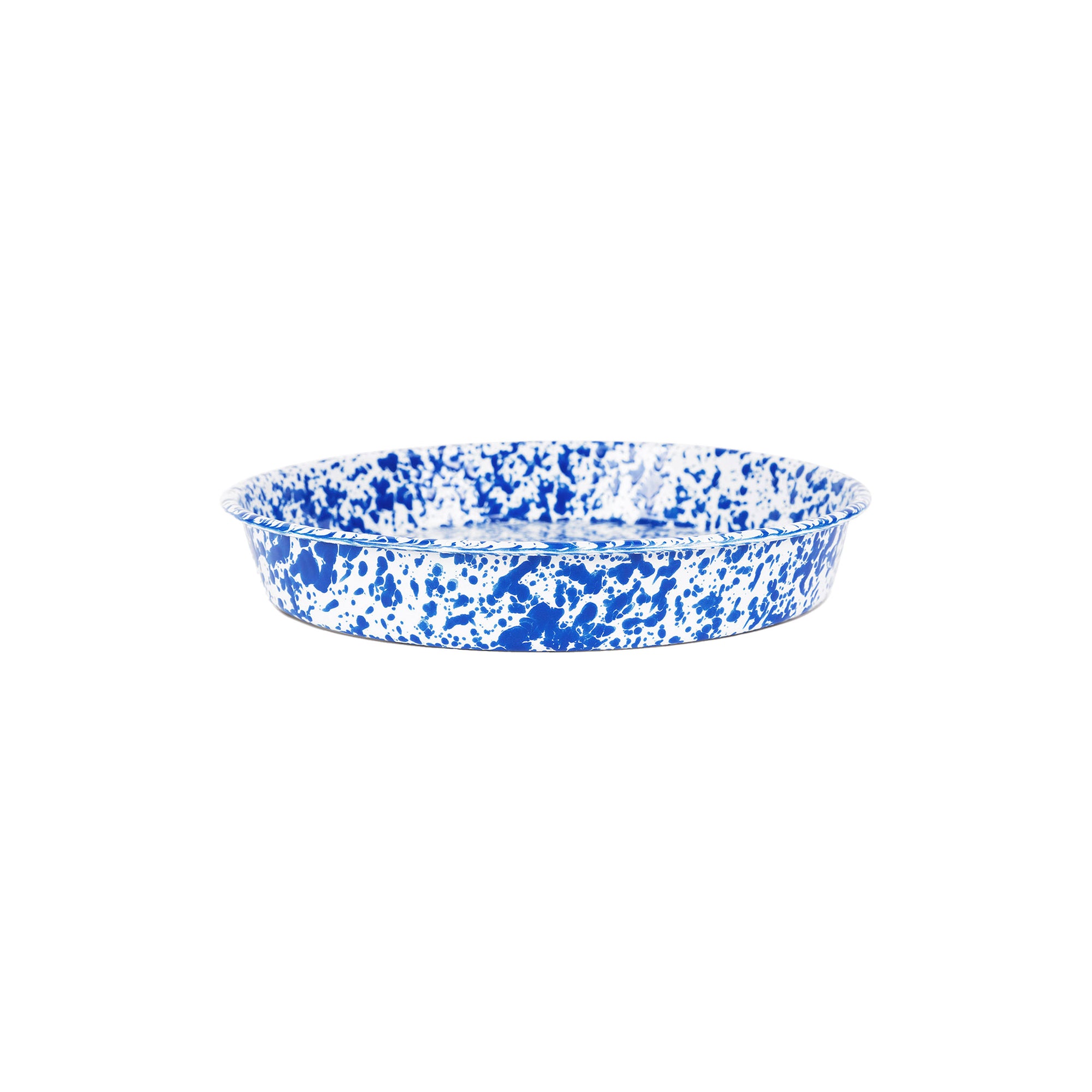 Enamelware Splatter Cocktail Tray/Deep Dish Pizza Pan