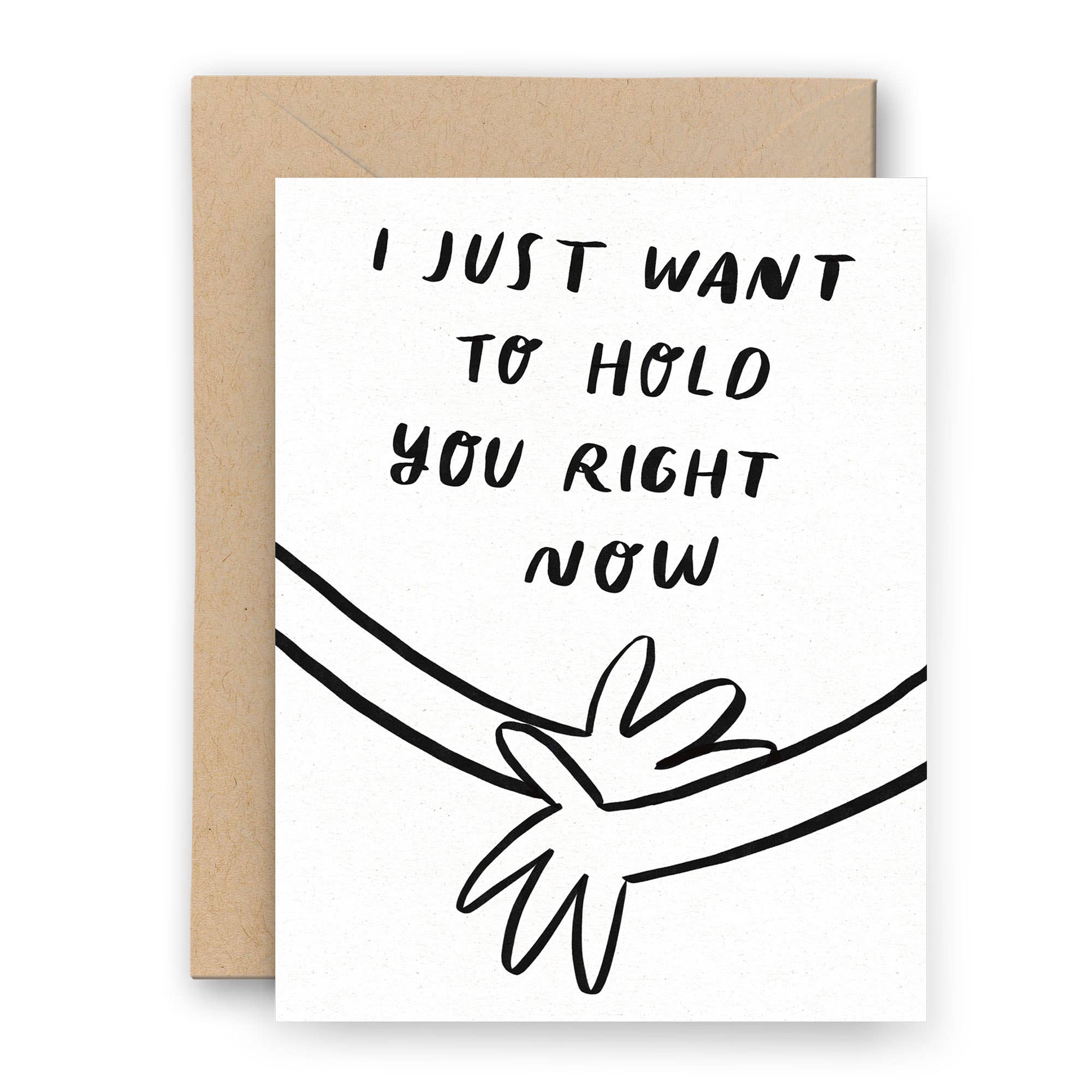 I Just Want to Hold You Letterpress Card