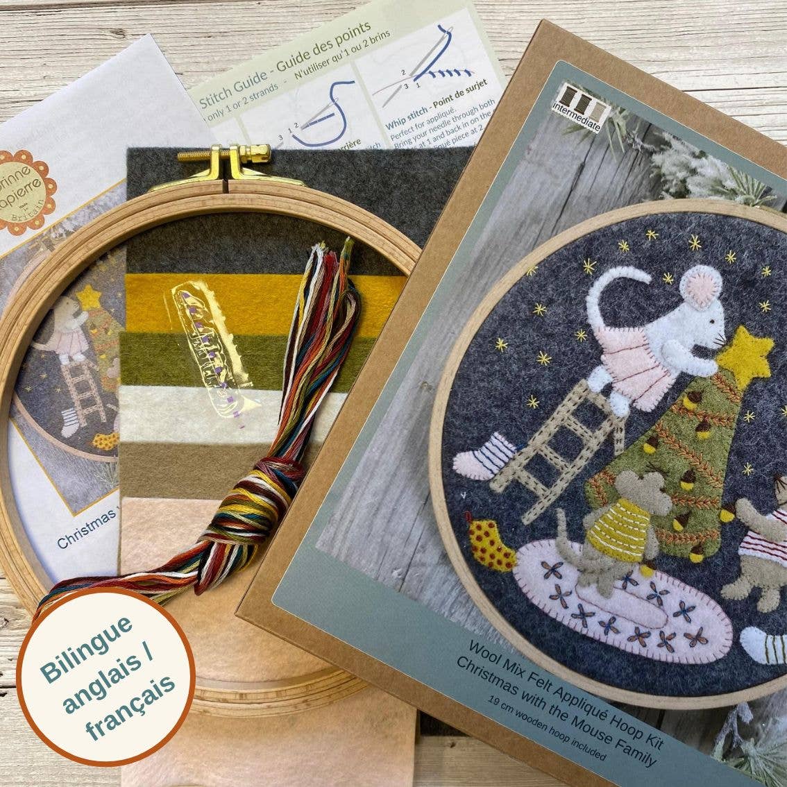 Felt Appliqué Hoop Kit