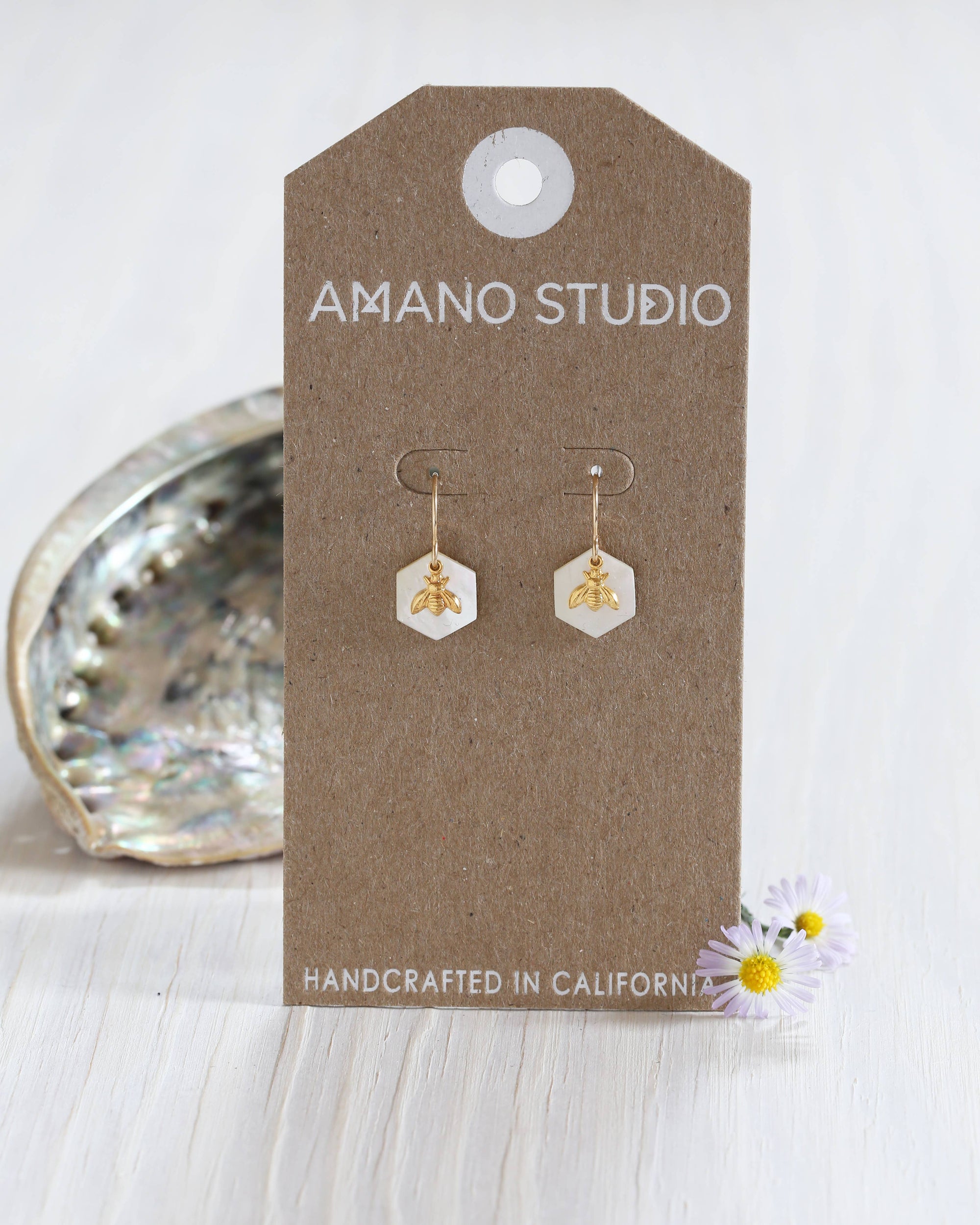 Honey Bee Earrings