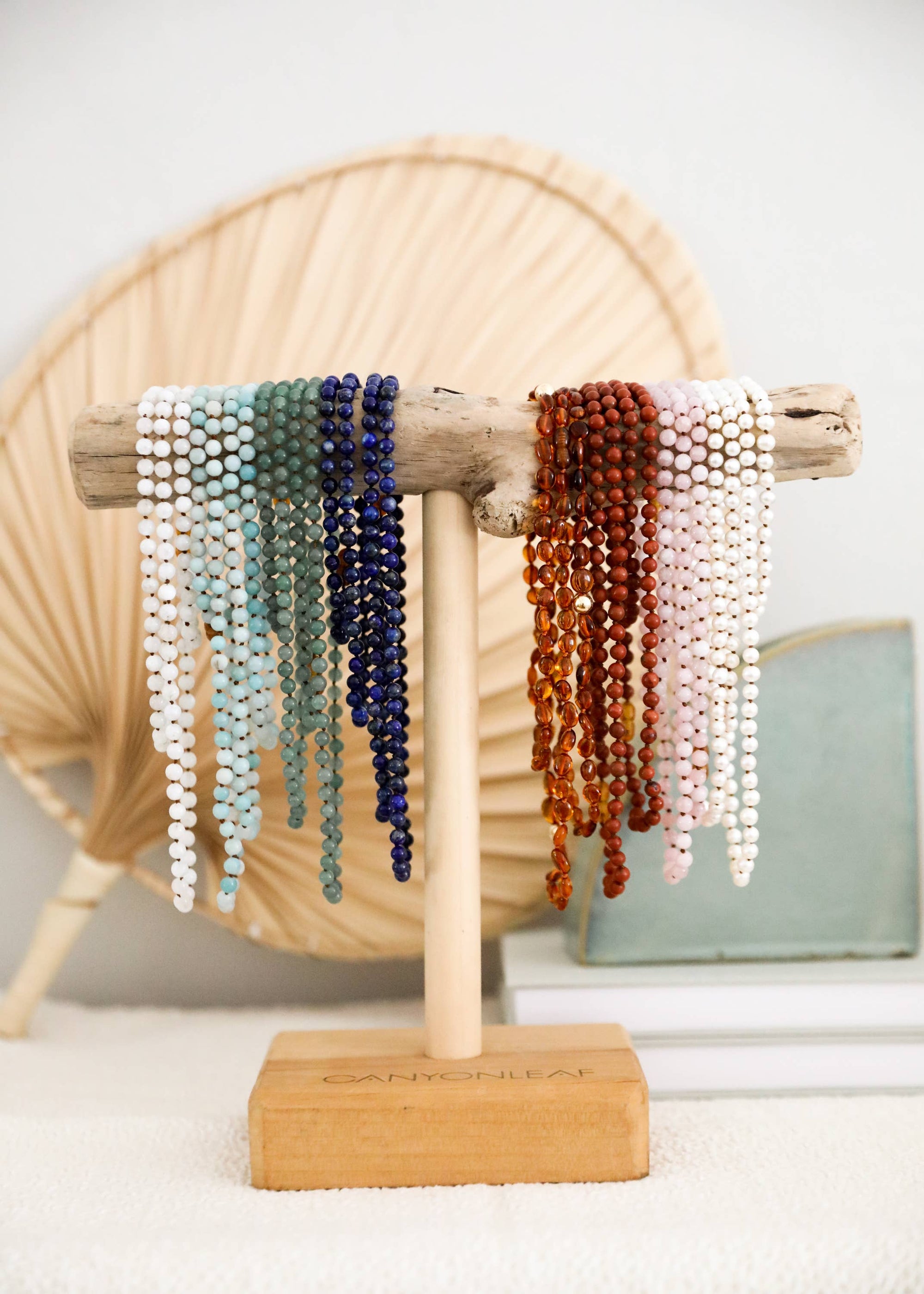 Pure Gemstone + Pearl || Beaded Necklace