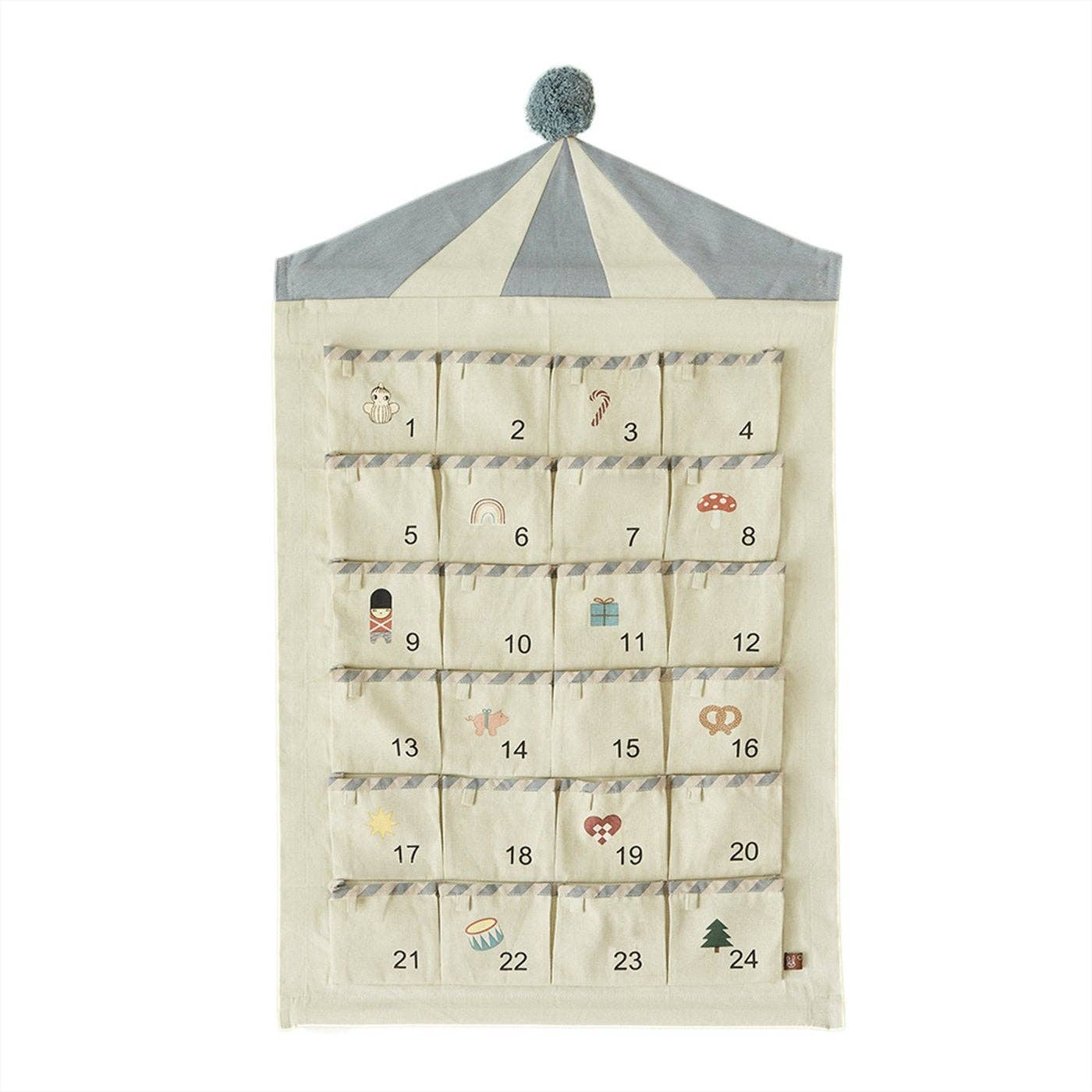 Organic Cotton Christmas Advent Calendar