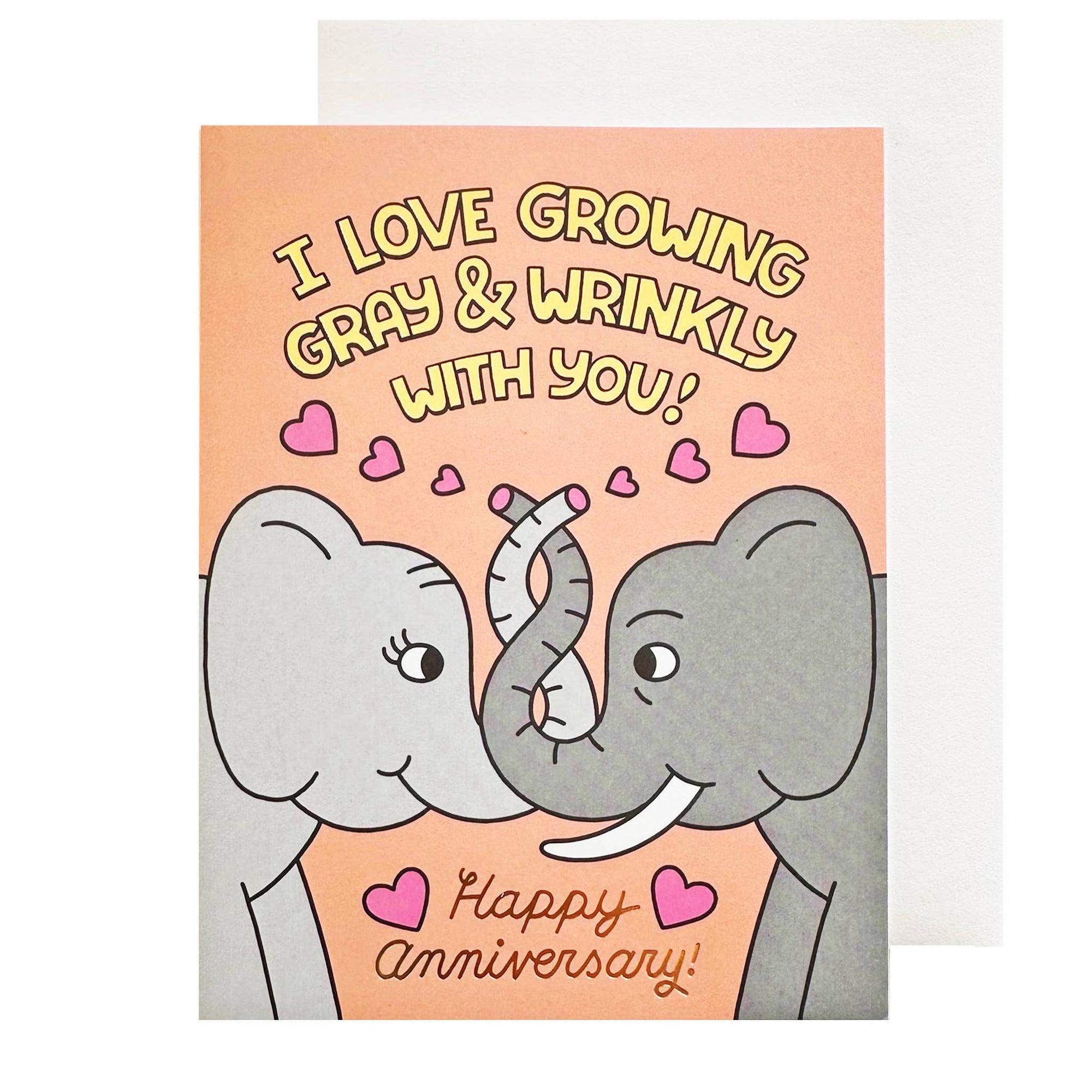 Elephant Anniversary Card