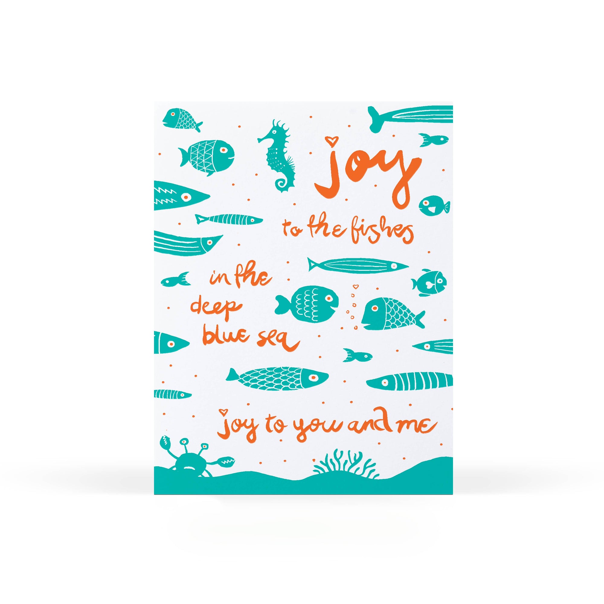 Joy to the Fishes Greeting Card