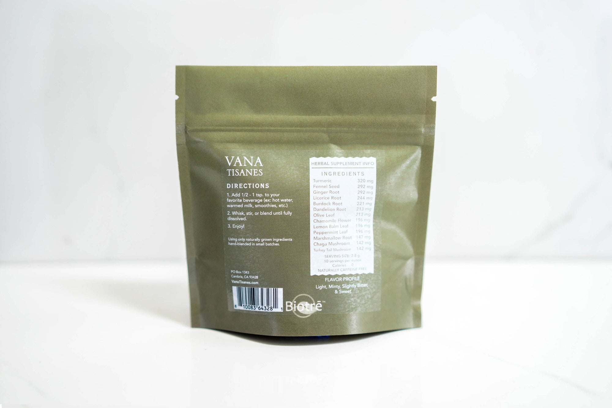 Vana Tisanes Fine Plant & Mushroom Powders