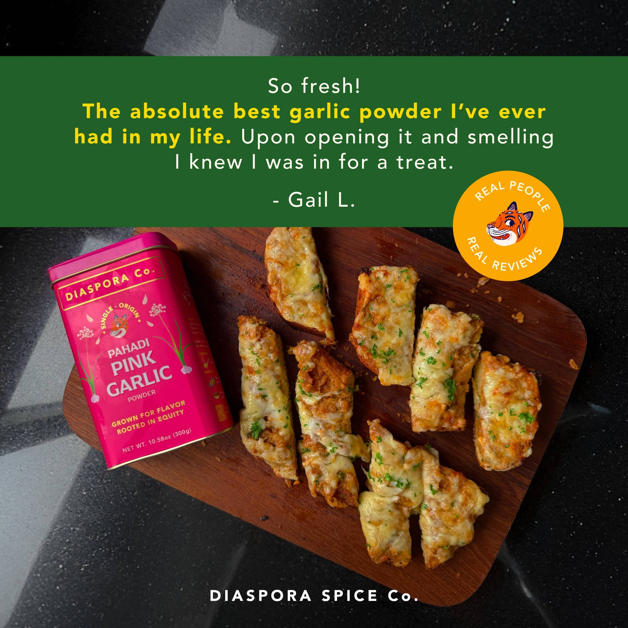 Single Origin Pahadi Pink Garlic Powder