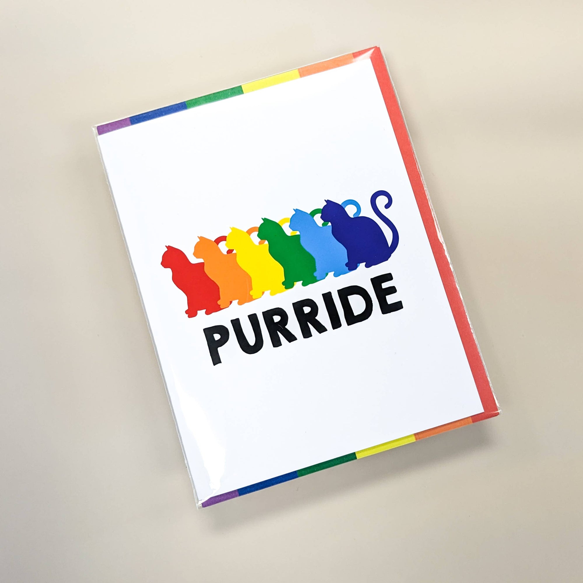 Purrride Greeting Card