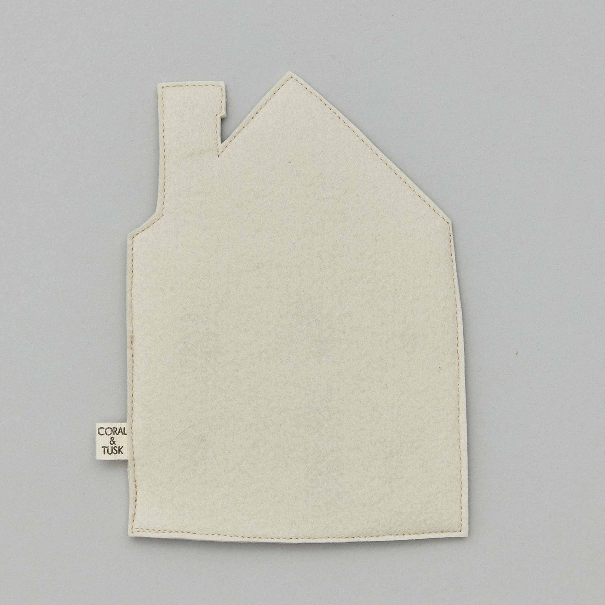 Coral & Tusk Home is Where the Heart is Felt Envelope Keepsake Card