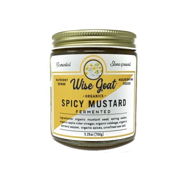 Wise Goat Organics Fermented Spicy Mustard