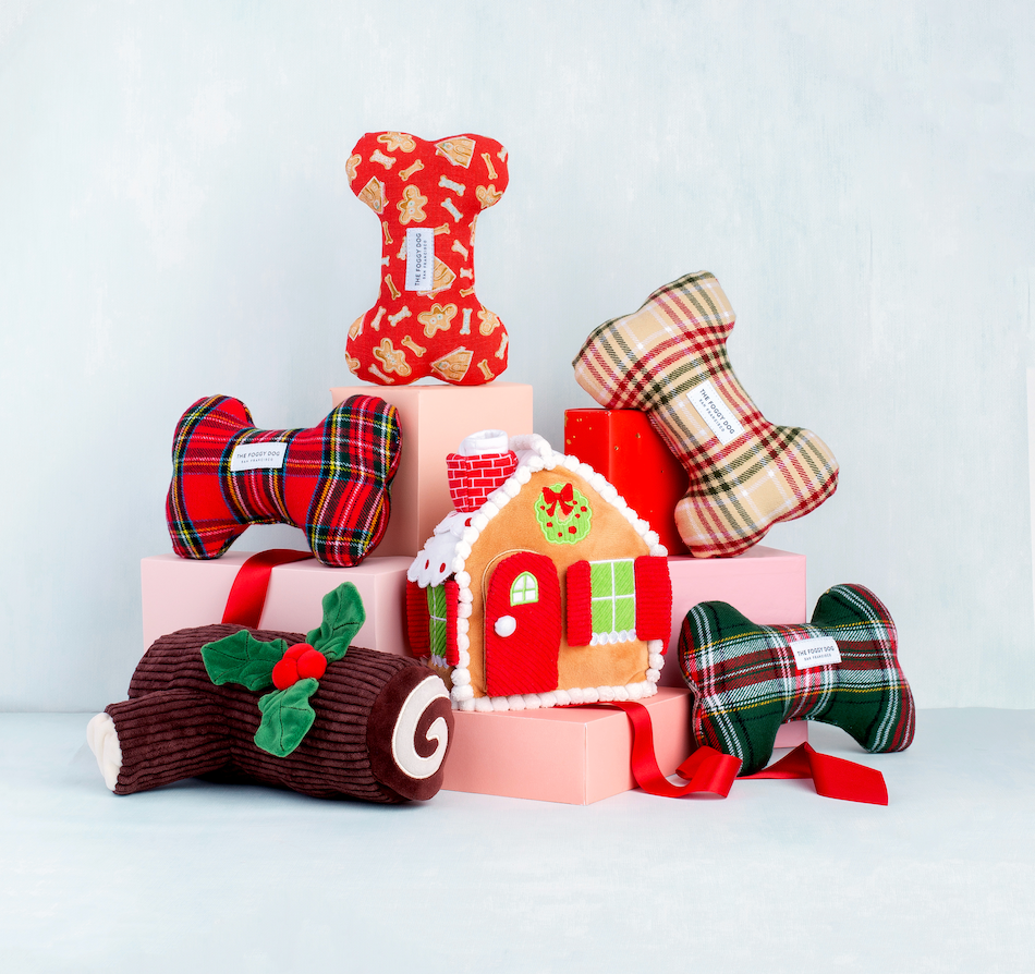 Gingerbread House Interactive Dog Toy