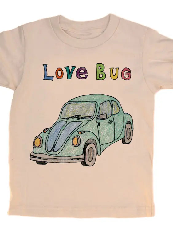 Children's Organic Cotton Tee - Love Bug